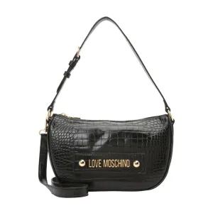 Love Moschino Logo Croc Crossbody Bag