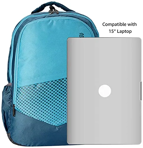 American Tourister 29.5 Ltrs Large Size Casual Standard Backpack (Amt Mist Sch Bag02 Teal) Teal