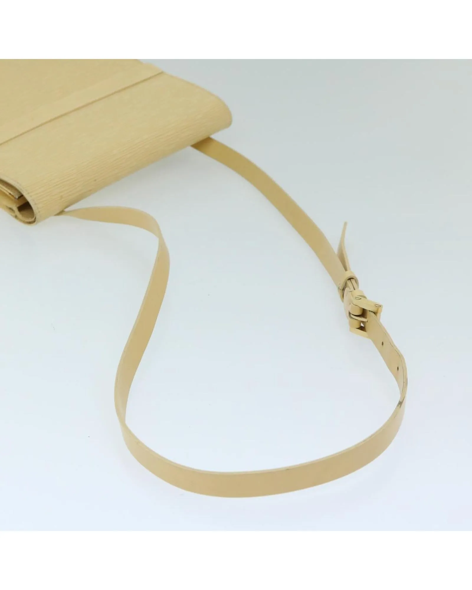 Authentic Louis Vuitton Epi Shoulder Bag - Cream Vanilla