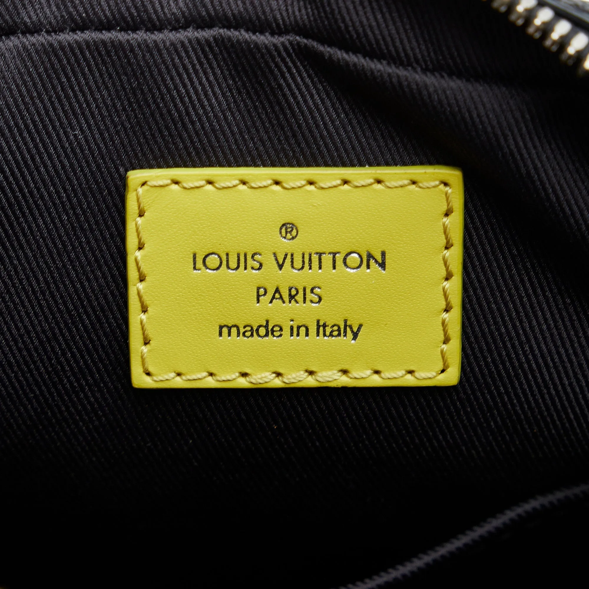 Black Louis Vuitton Epi Danube Crossbody Bag