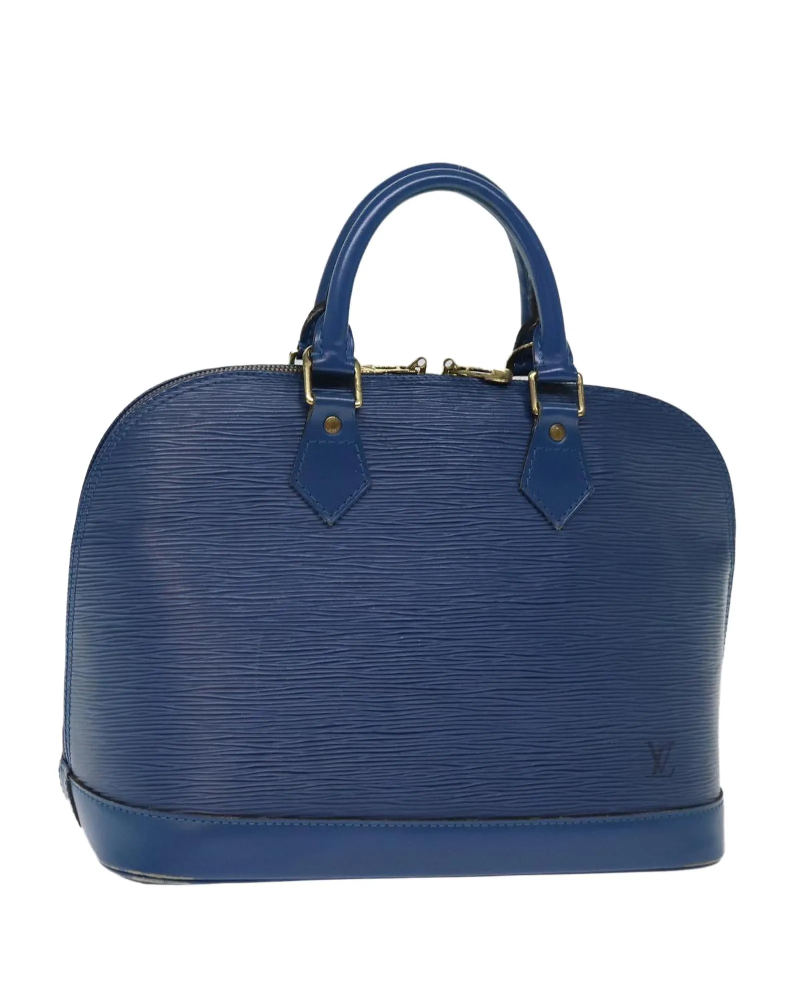 Blue Epi Leather Hand Bag with Accessories and Serial No. AR0947