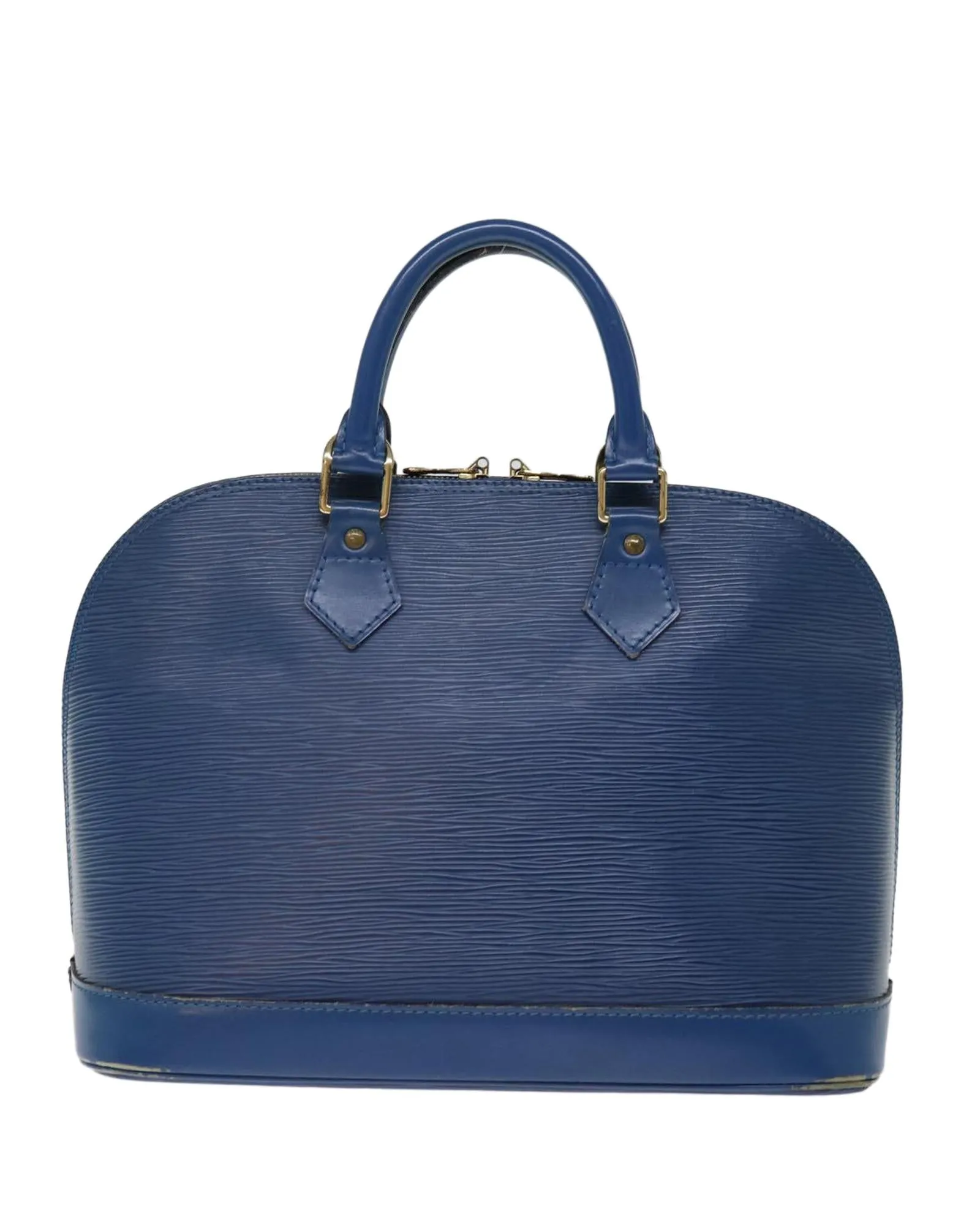 Blue Epi Leather Hand Bag with Accessories and Serial No. AR0947