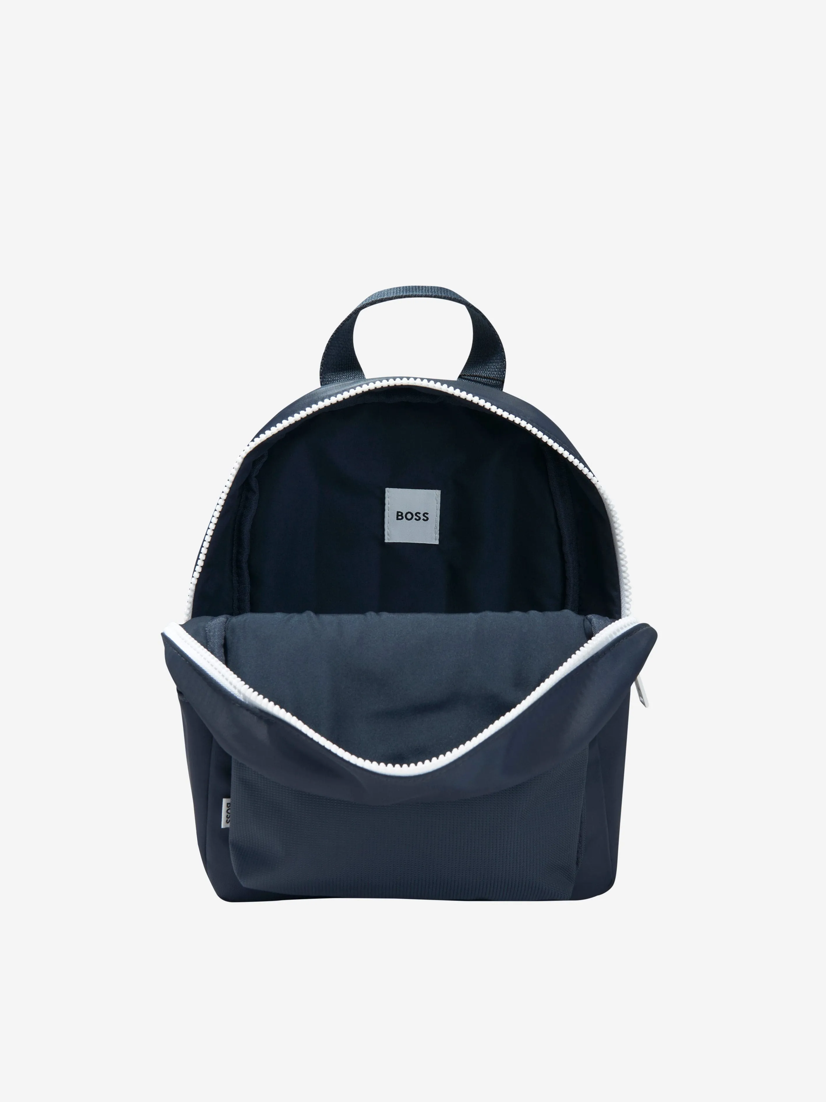 BOSS Kids Logo Backpack In Navy