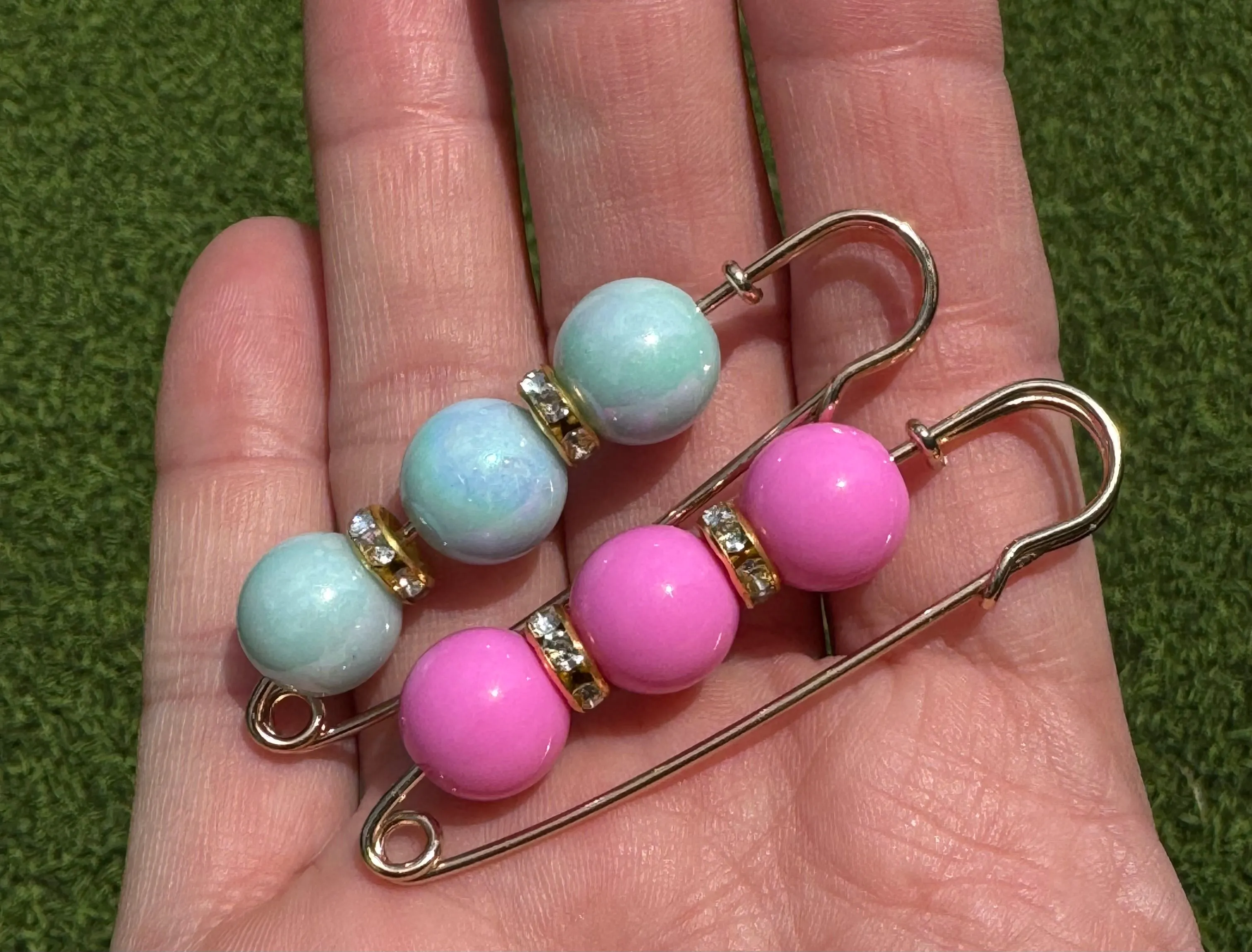 Bubblegum Bead Hat Pins