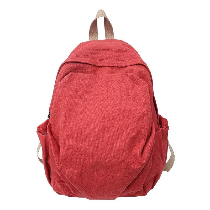 Canvas Casual School Bags For Women