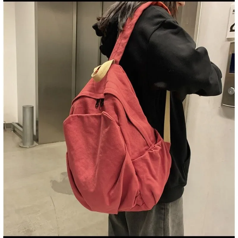 Canvas Casual School Bags For Women