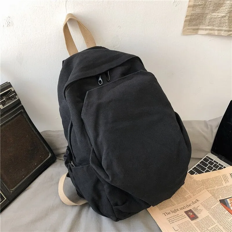 Canvas Casual School Bags For Women