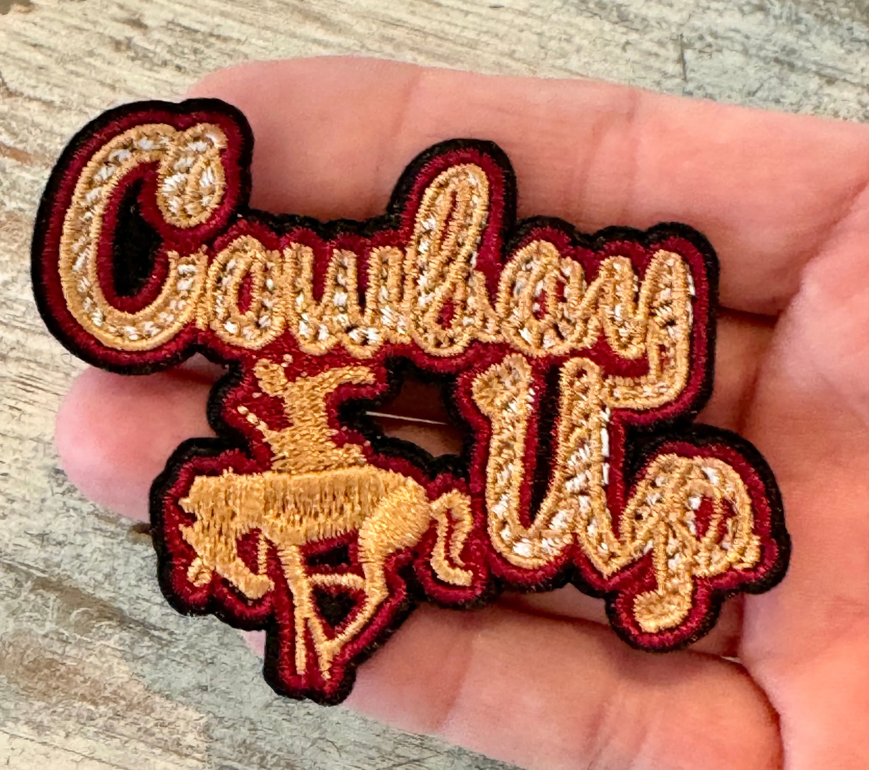 Cowboy Iron On Patches