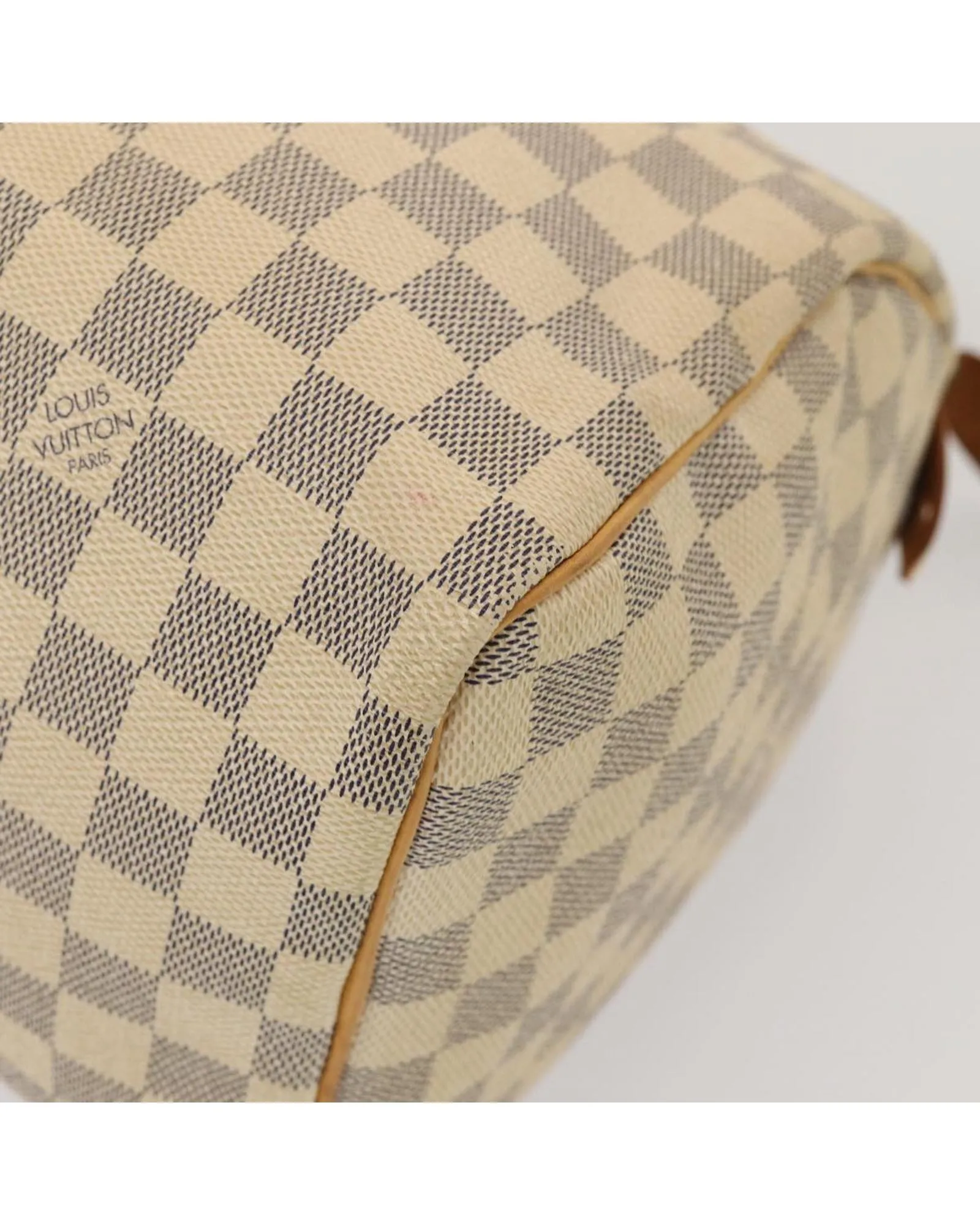 Damier Azur Canvas Speedy 30 Hand Bag with Dust Bag