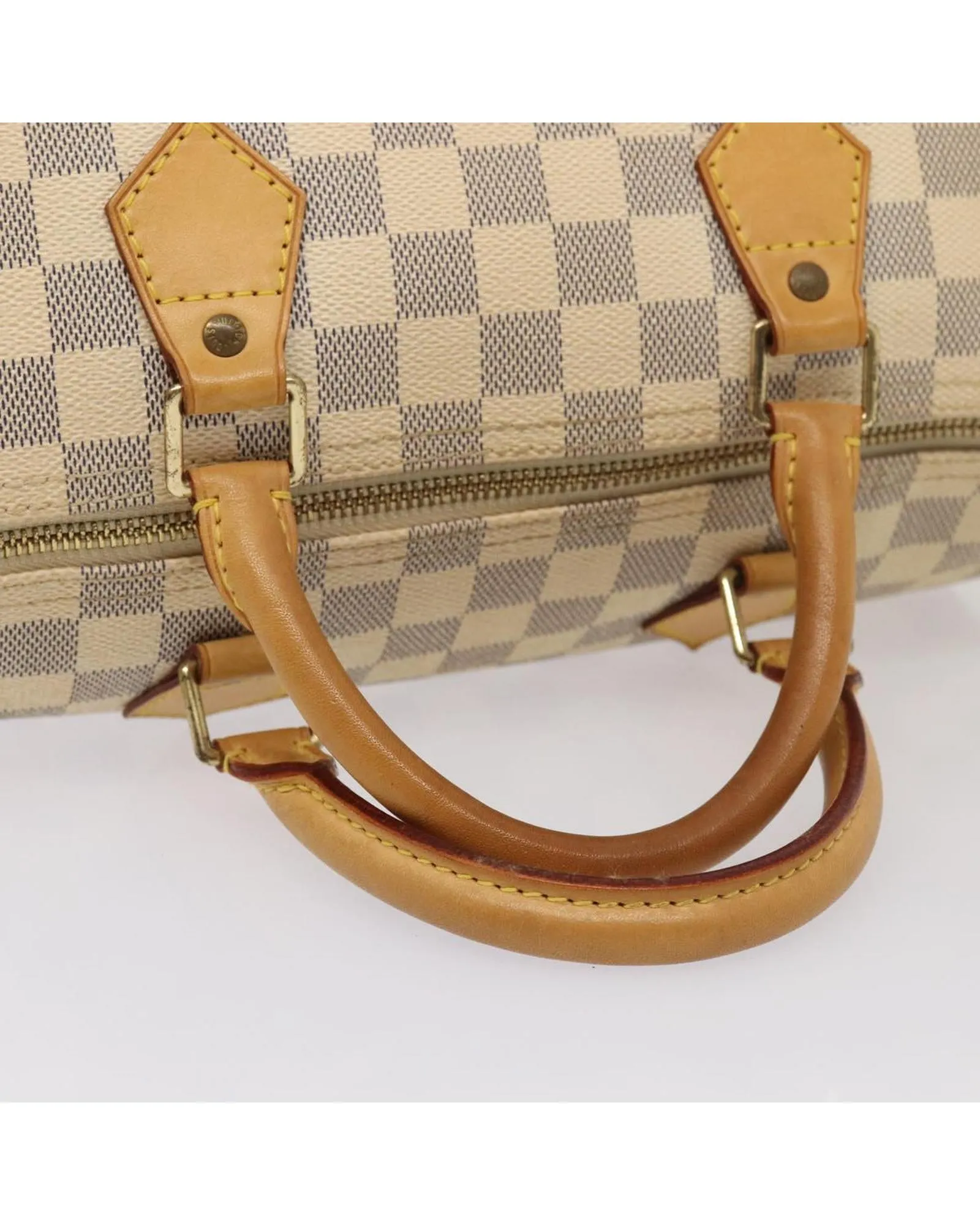 Damier Azur Canvas Speedy 30 Hand Bag with Dust Bag