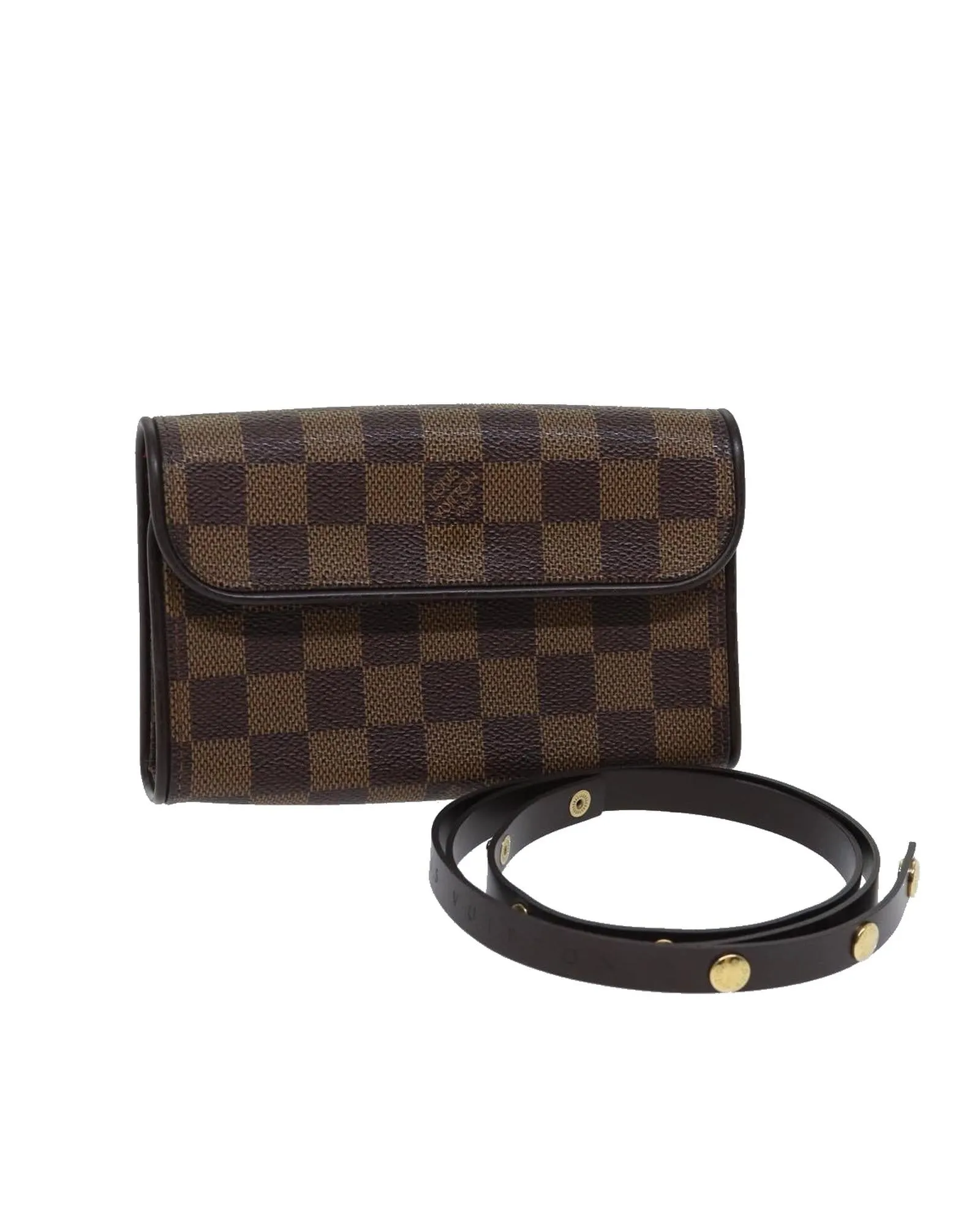 Damier Ebene Waist Bag with Shoulder Strap