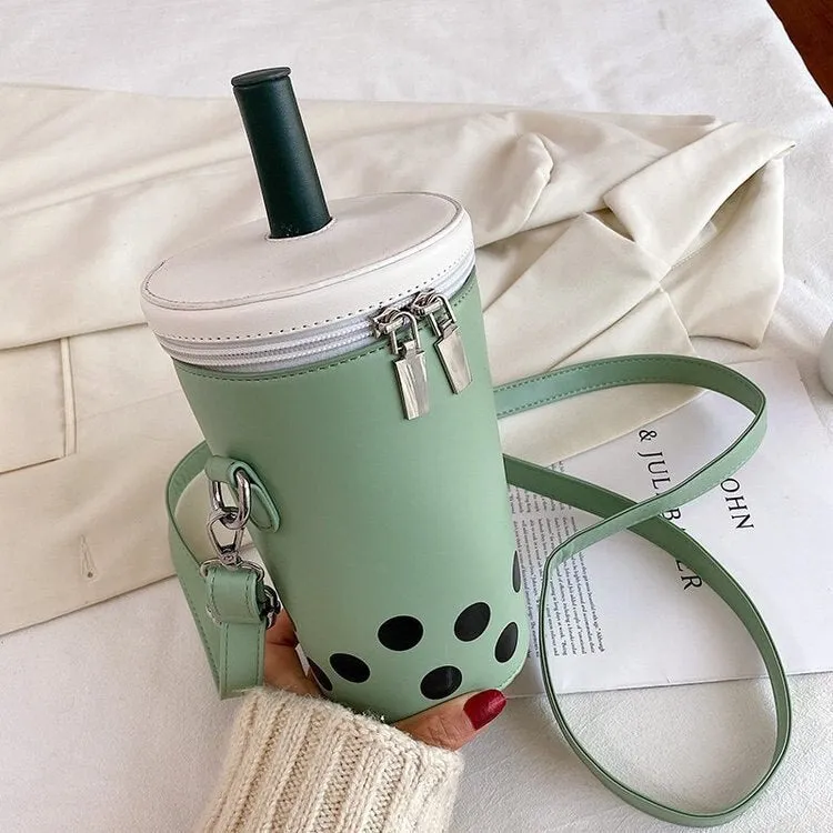 deanwangkt  Personalized Bag For Women  New Fashion Milk Tea Cup Shaped Bags Small Bucket Bag Shoulder Bag Lady Crossbody Bags Womens