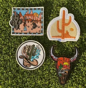 Desert Cowboy Iron On Patches