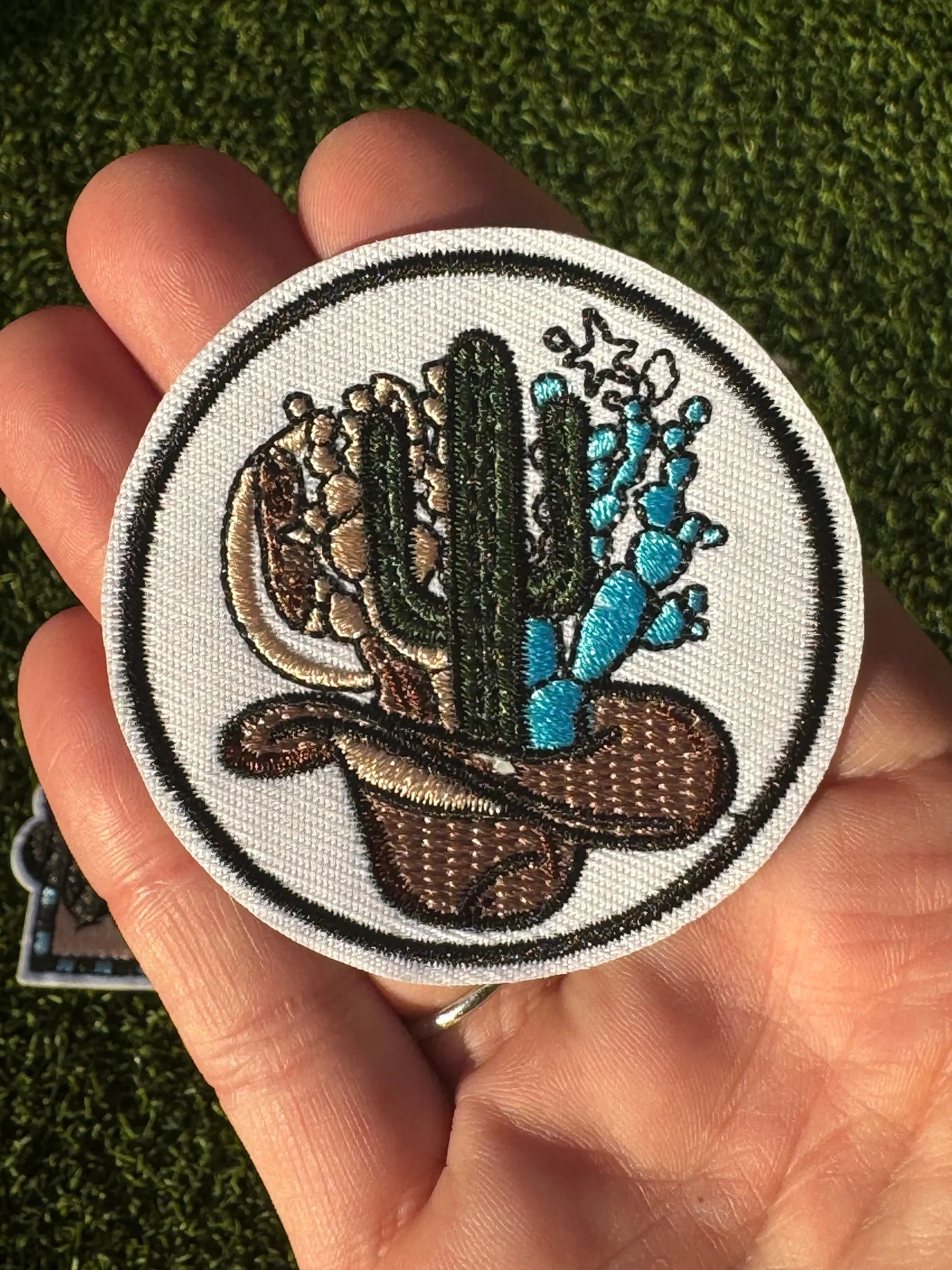 Desert Cowboy Iron On Patches