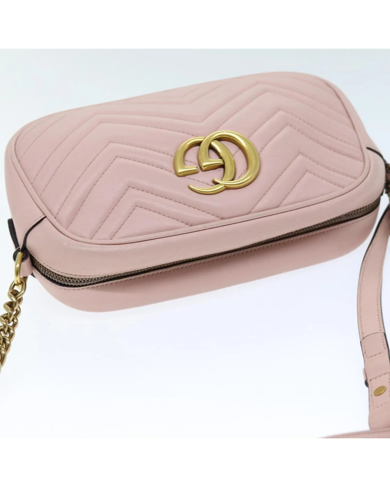 GG Marmont Chain Leather Shoulder Bag