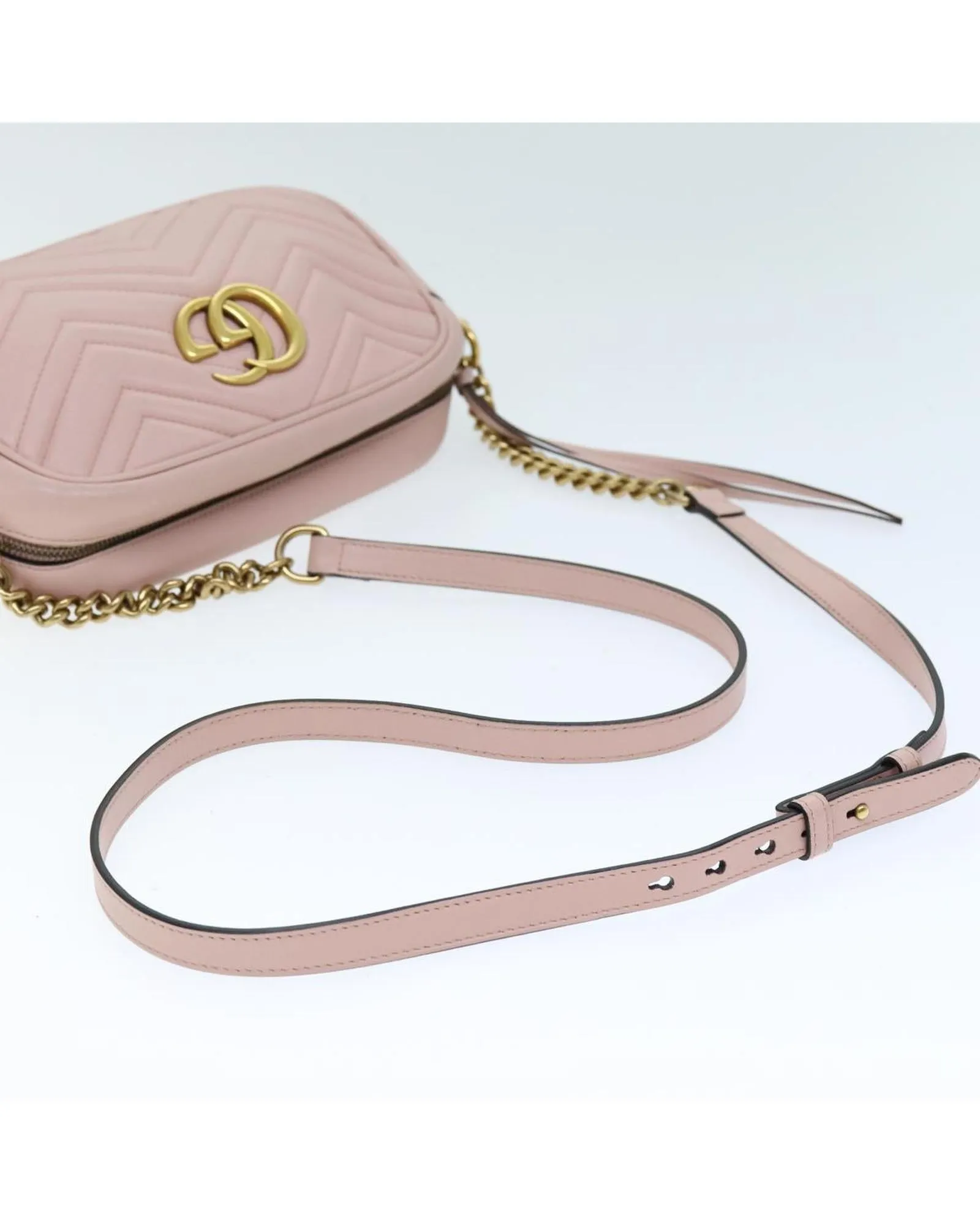 GG Marmont Chain Leather Shoulder Bag