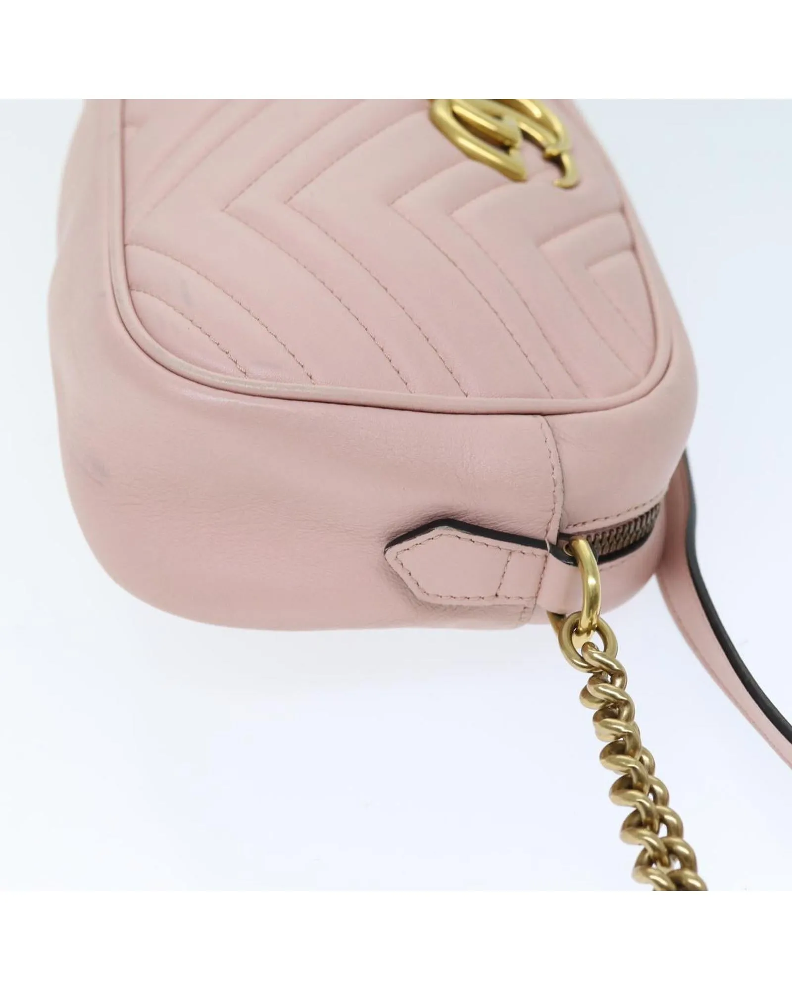 GG Marmont Chain Leather Shoulder Bag