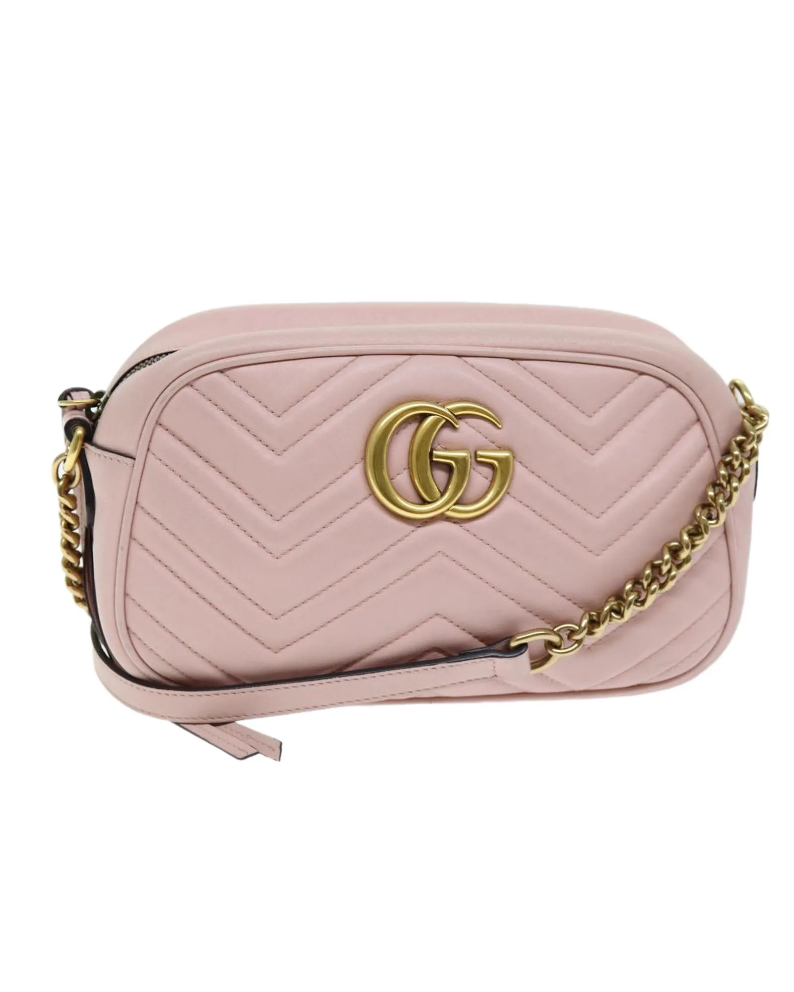 GG Marmont Chain Leather Shoulder Bag