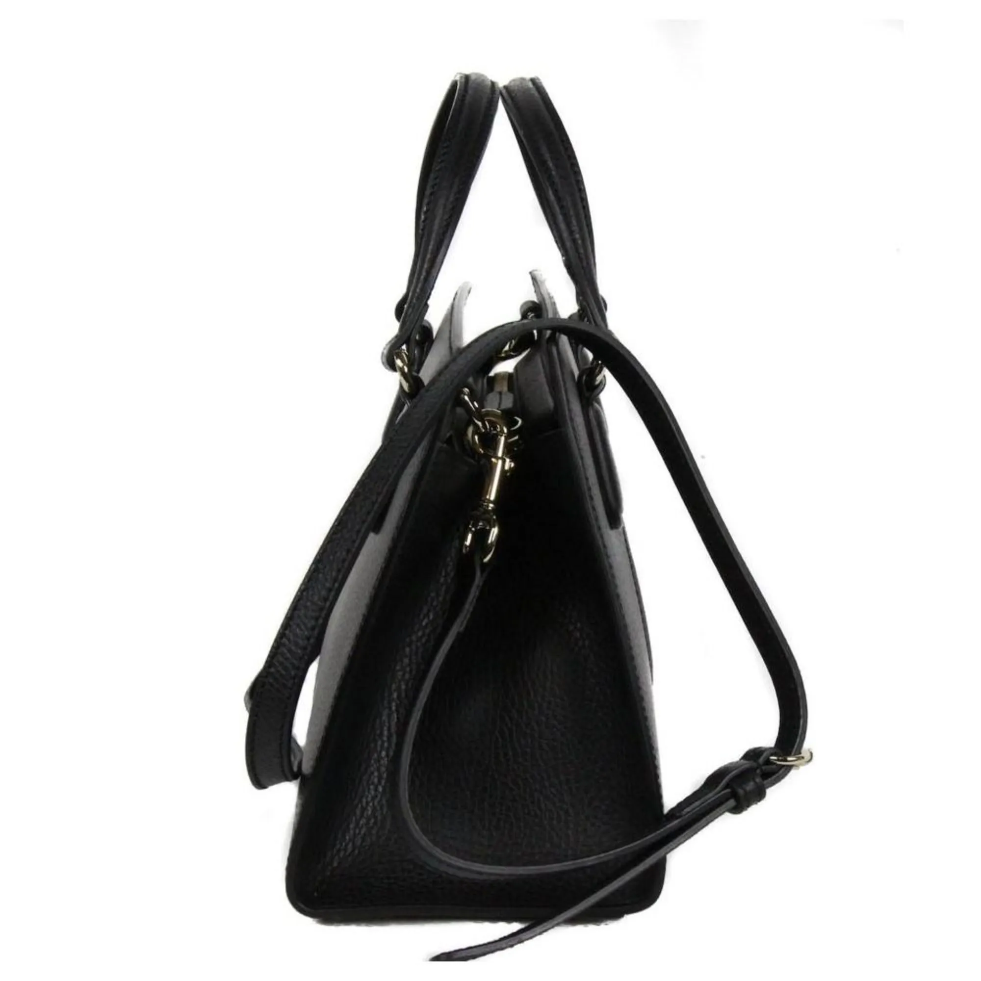 Gucci Soho Leather Tote Crossbody Bag Black