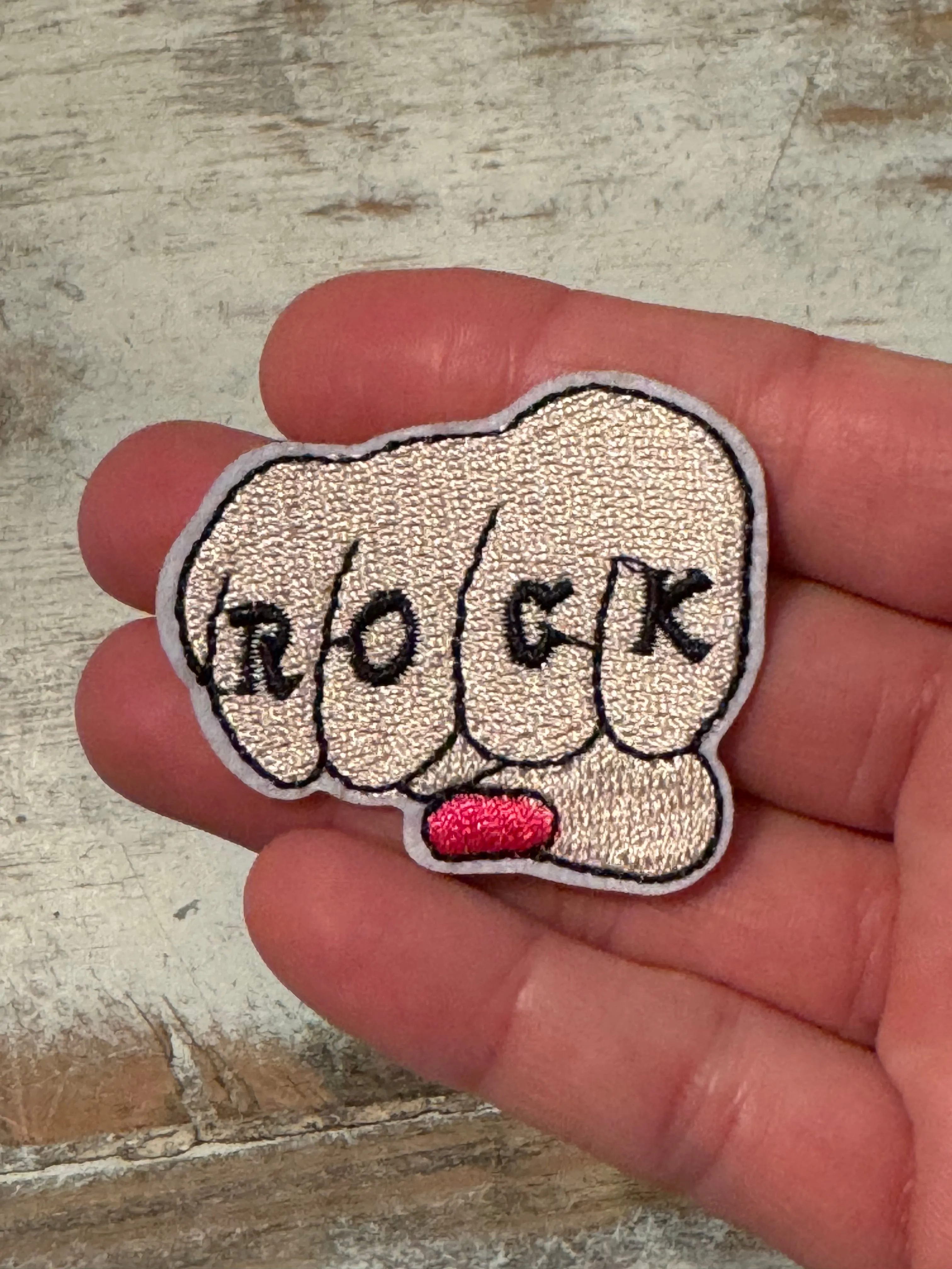 Hand & Fist Iron On Patches