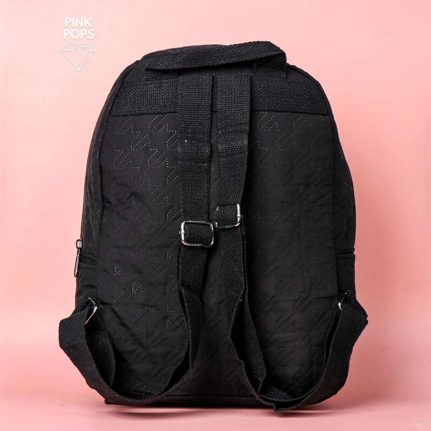 Hello Bear Black  Backpack