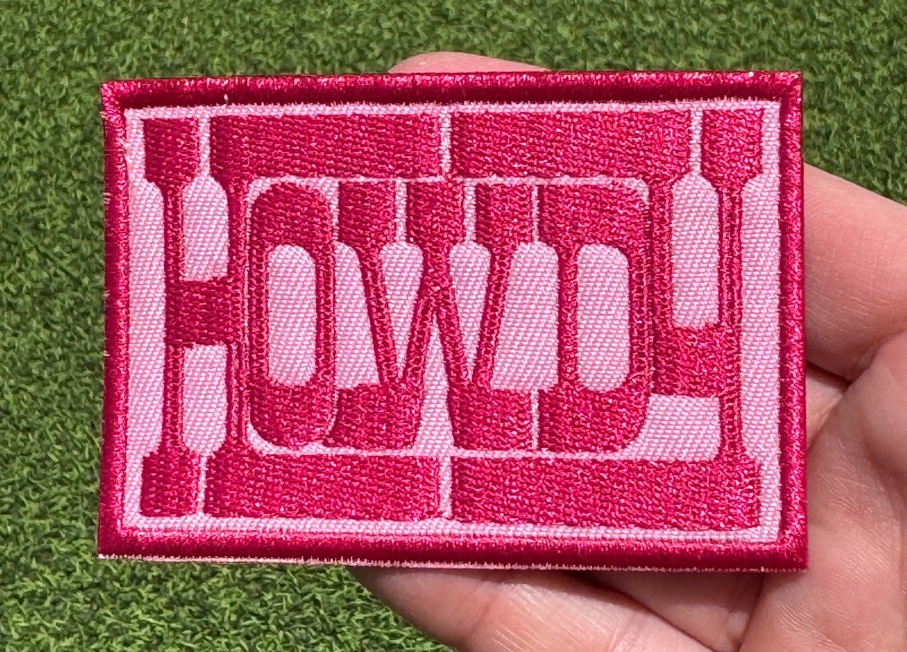 Howdy Iron On Patches