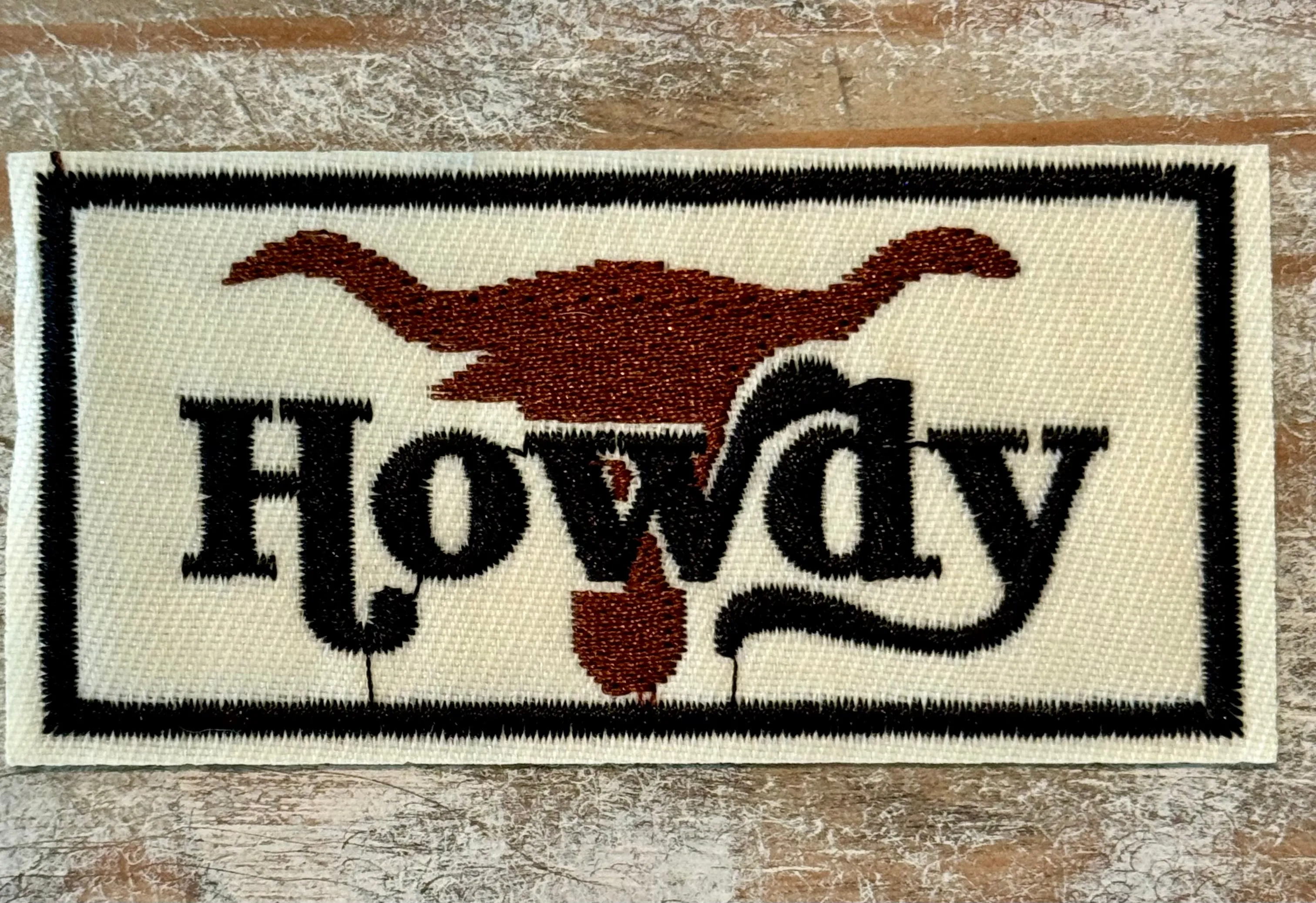 Howdy Iron On Patches