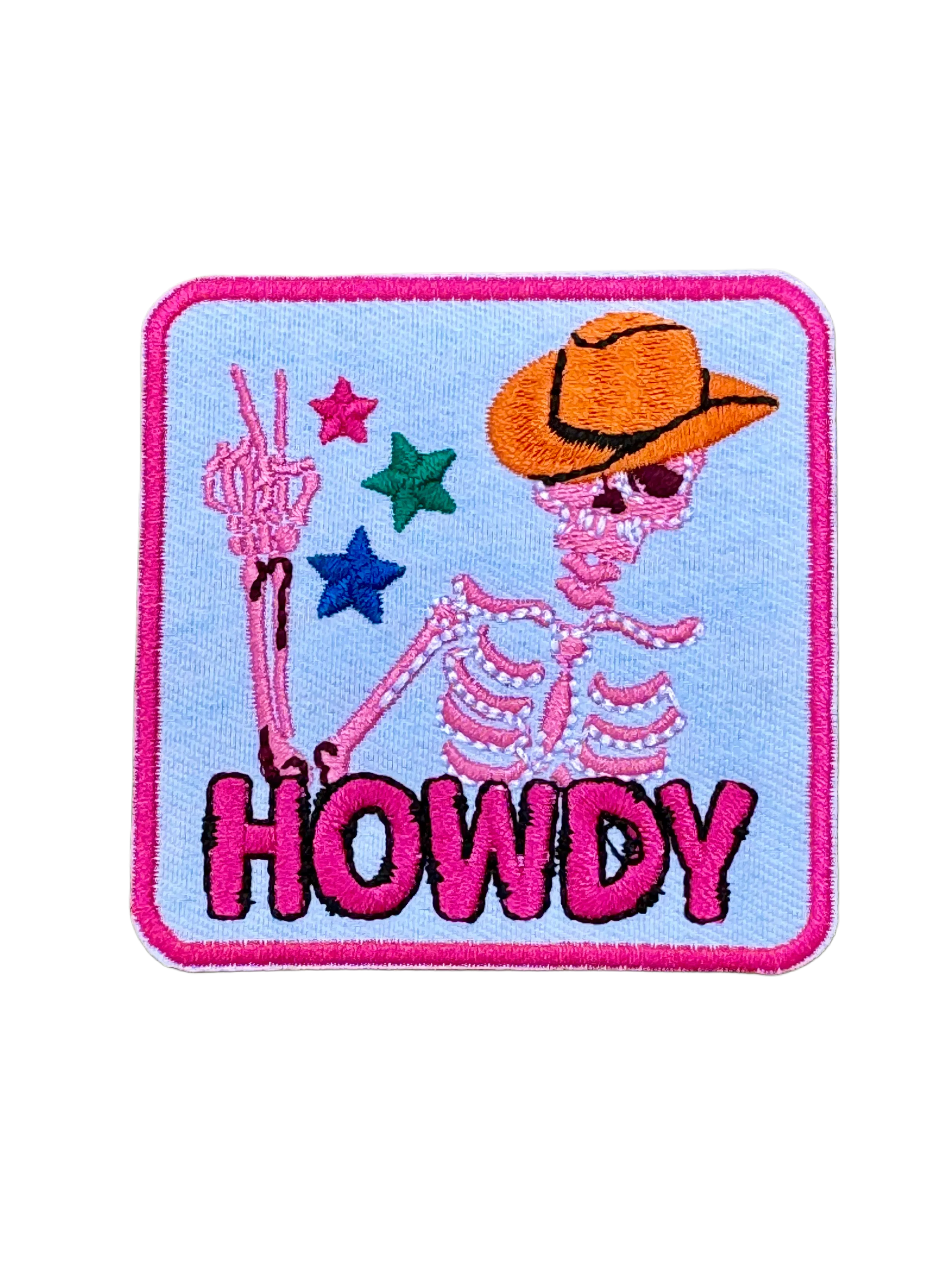 Howdy Iron On Patches