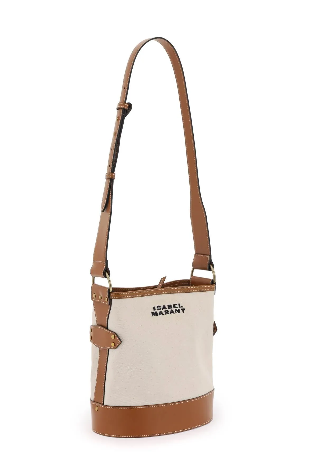 Isabel marant cotton canvas shoulder bag