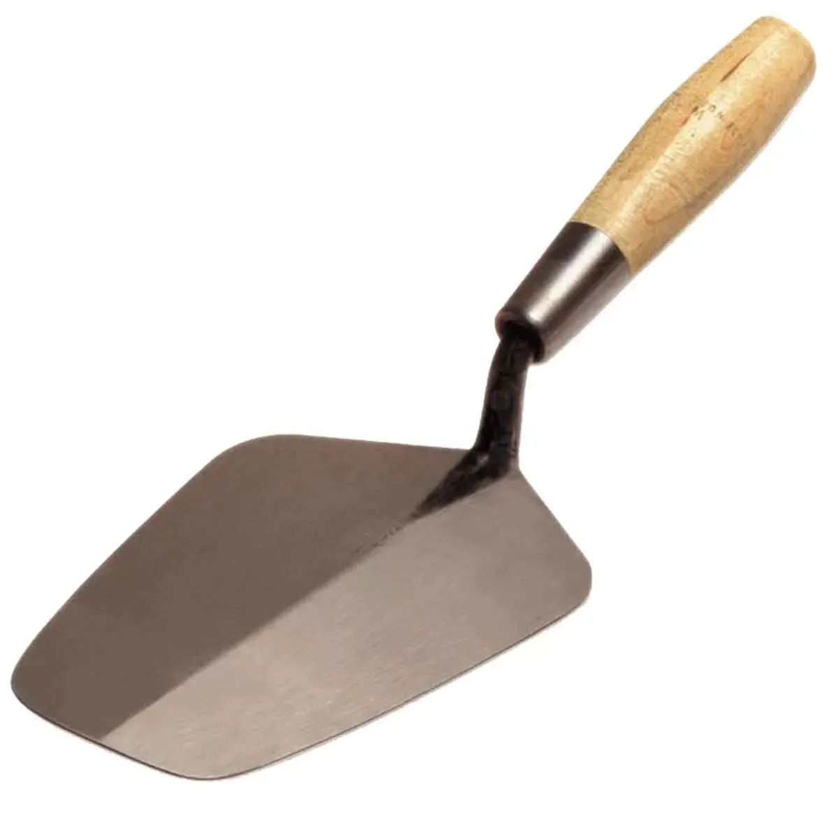 Kraft 8” Bucket Trowel with 6" Wood Handle