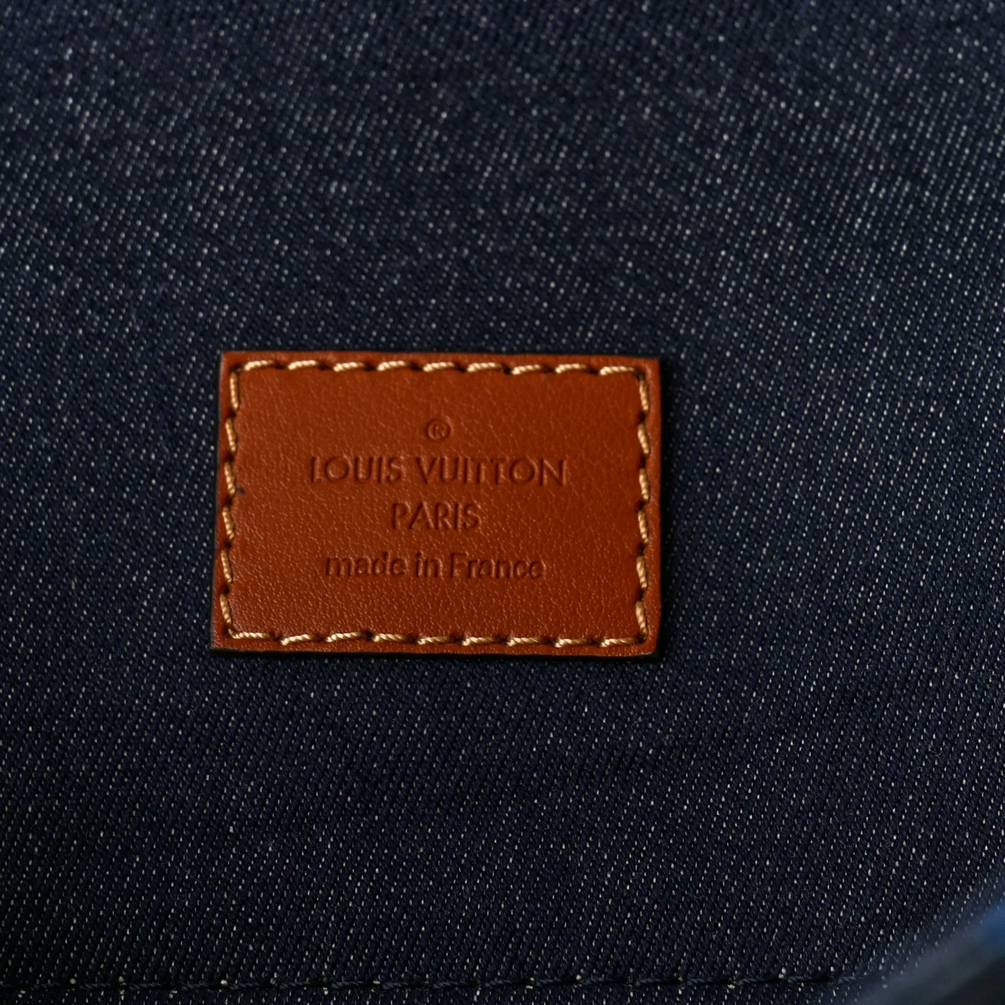 Louis Vuitton Blue Monogram LV Record Christopher MM Backpack