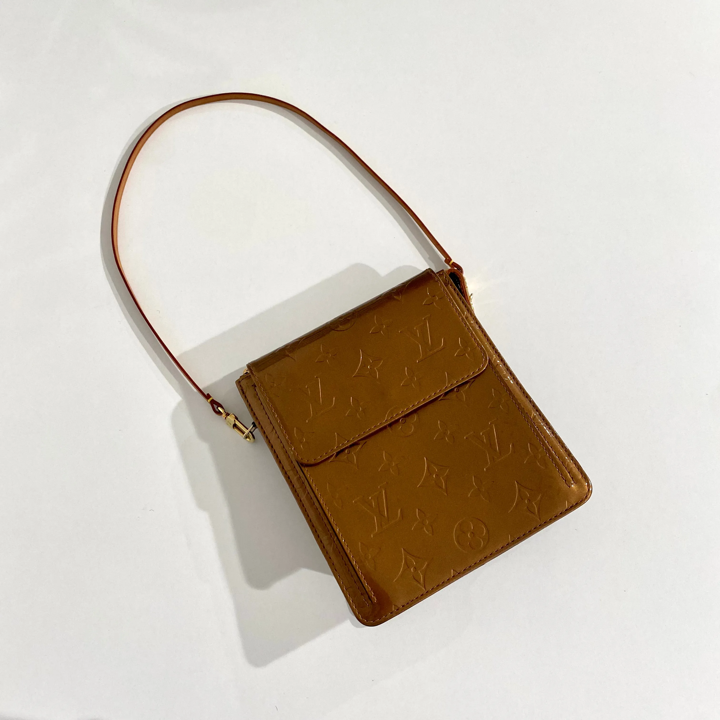 Louis Vuitton Brown Vernis Mott Bag