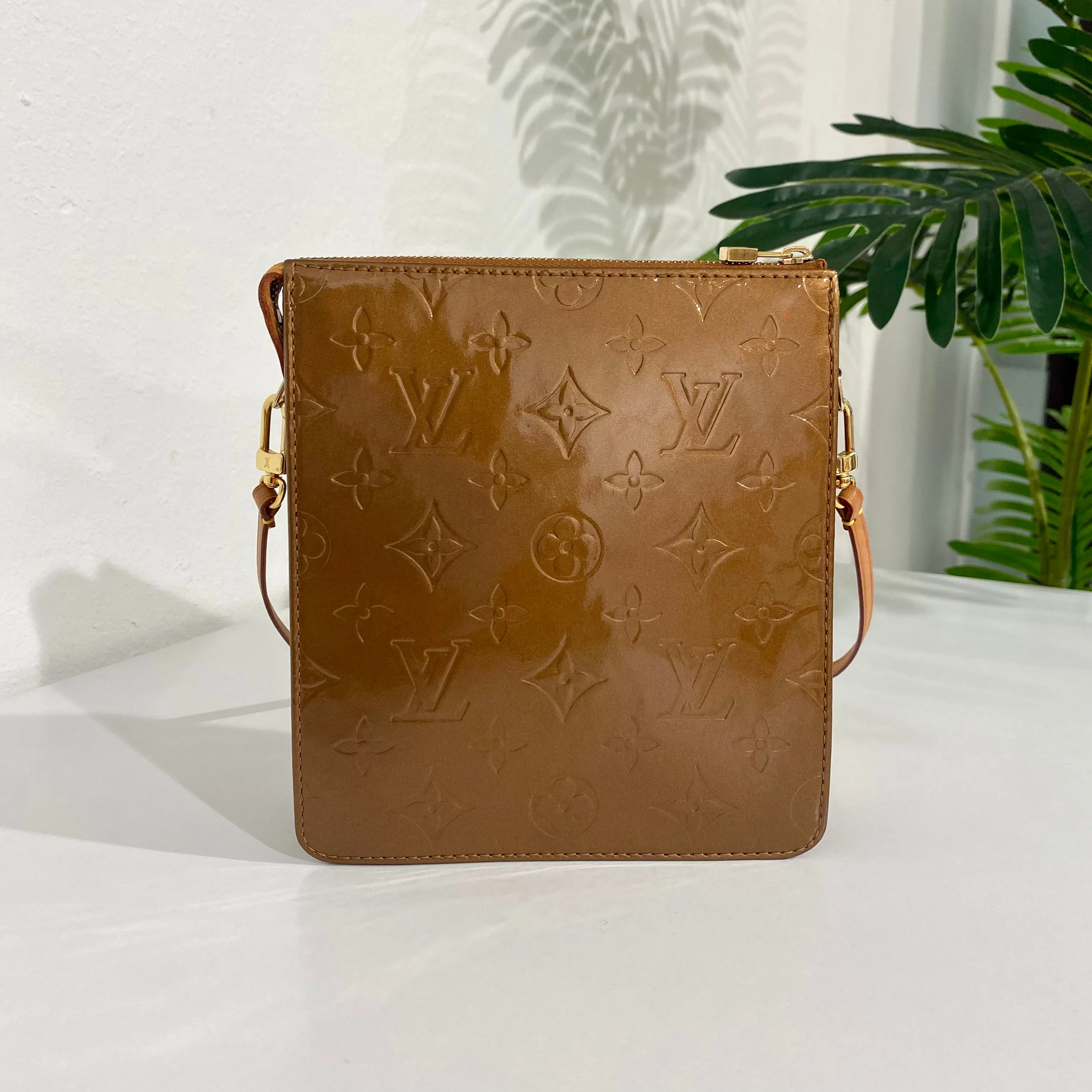 Louis Vuitton Brown Vernis Mott Bag