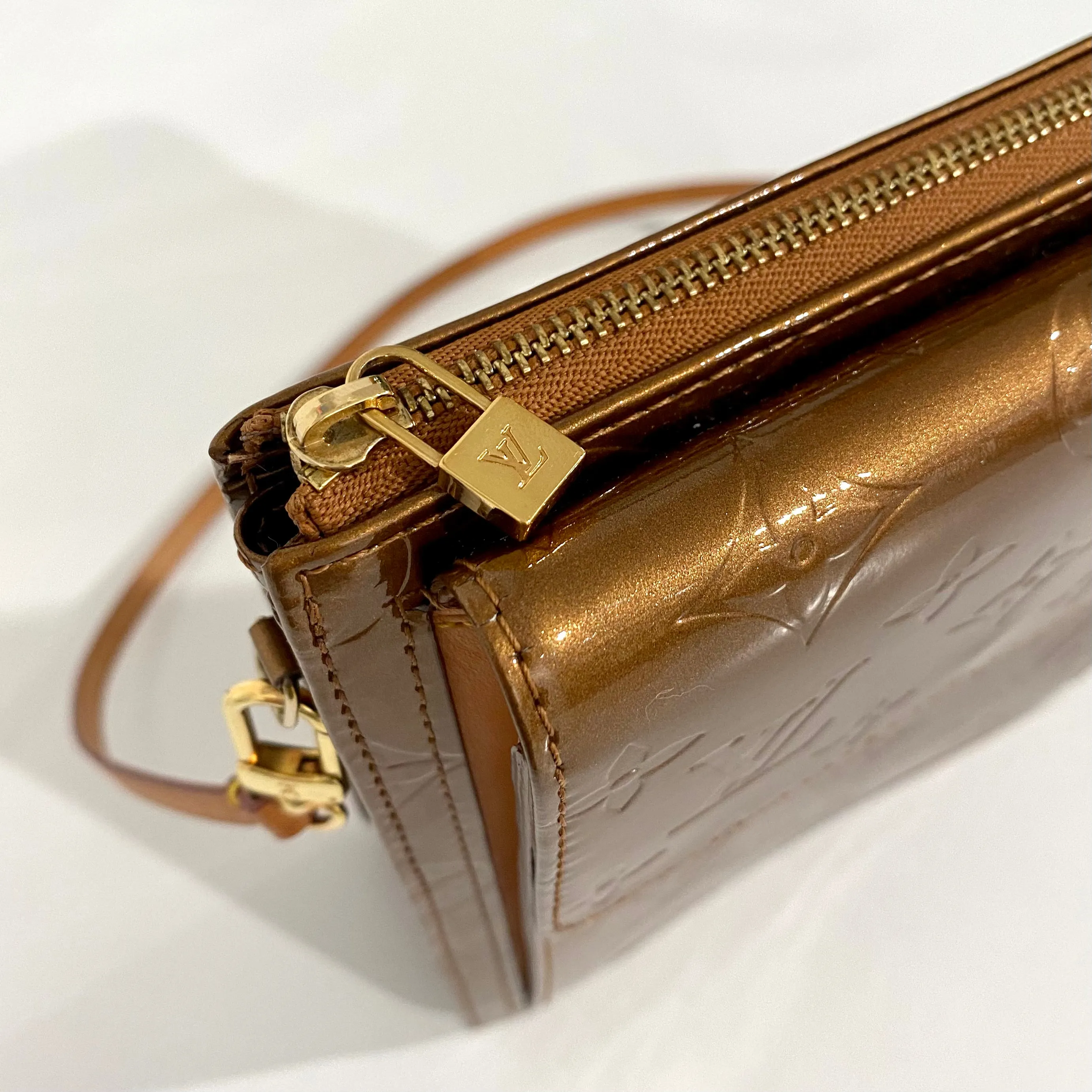 Louis Vuitton Brown Vernis Mott Bag