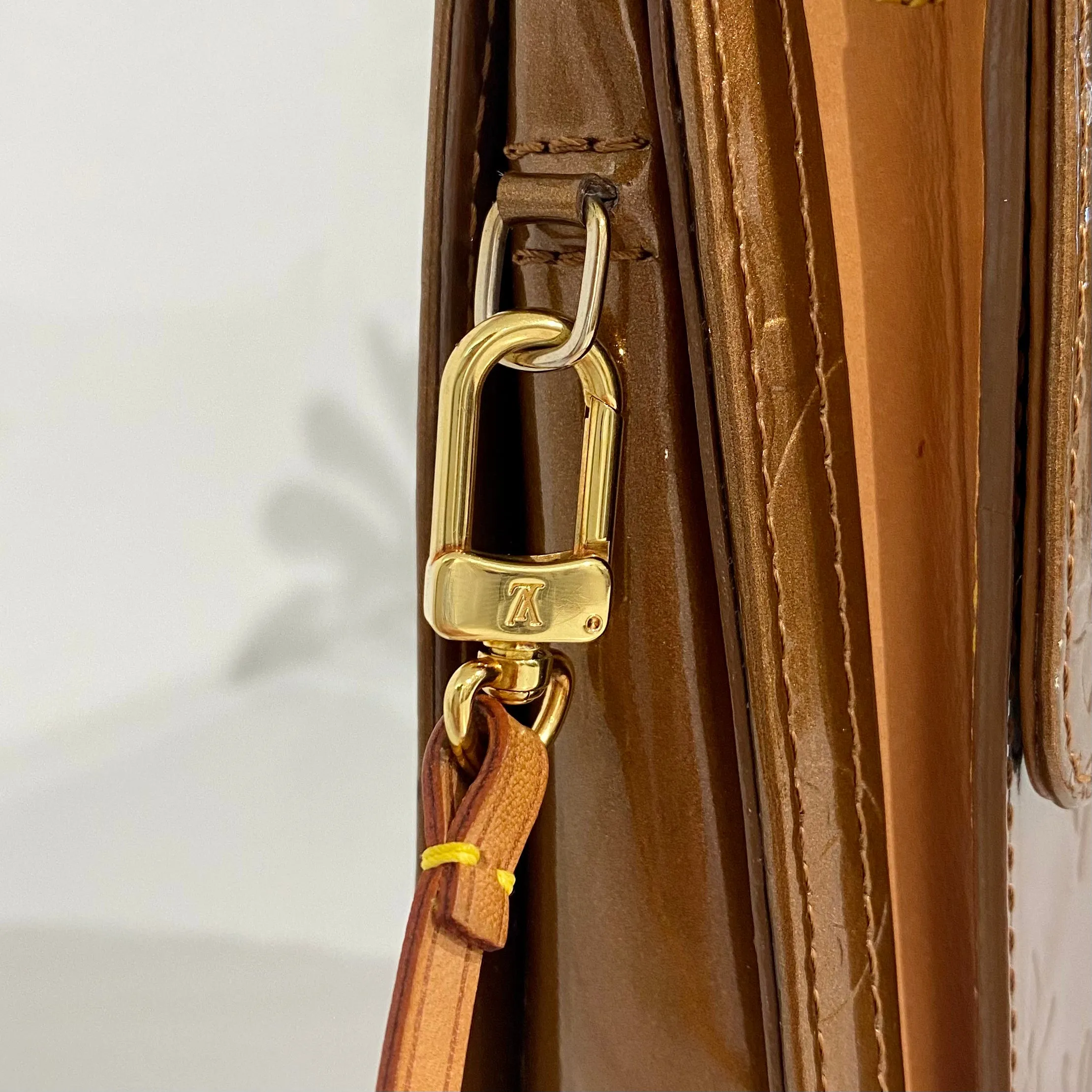 Louis Vuitton Brown Vernis Mott Bag