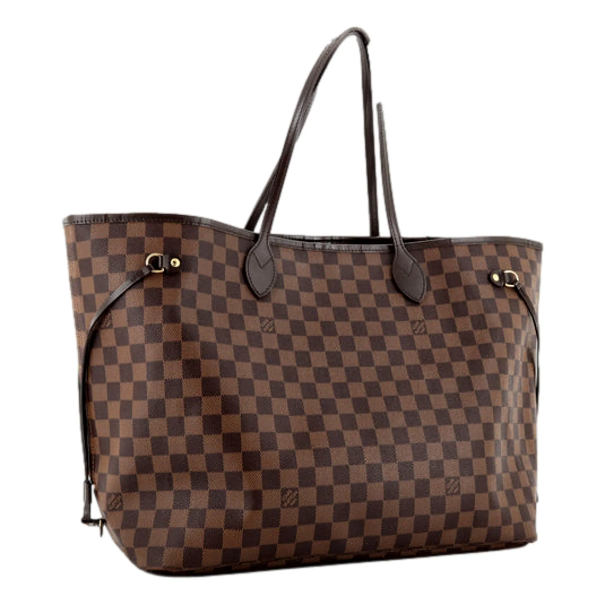 Louis Vuitton Neverfull Brown Tote Damier Canvas GM