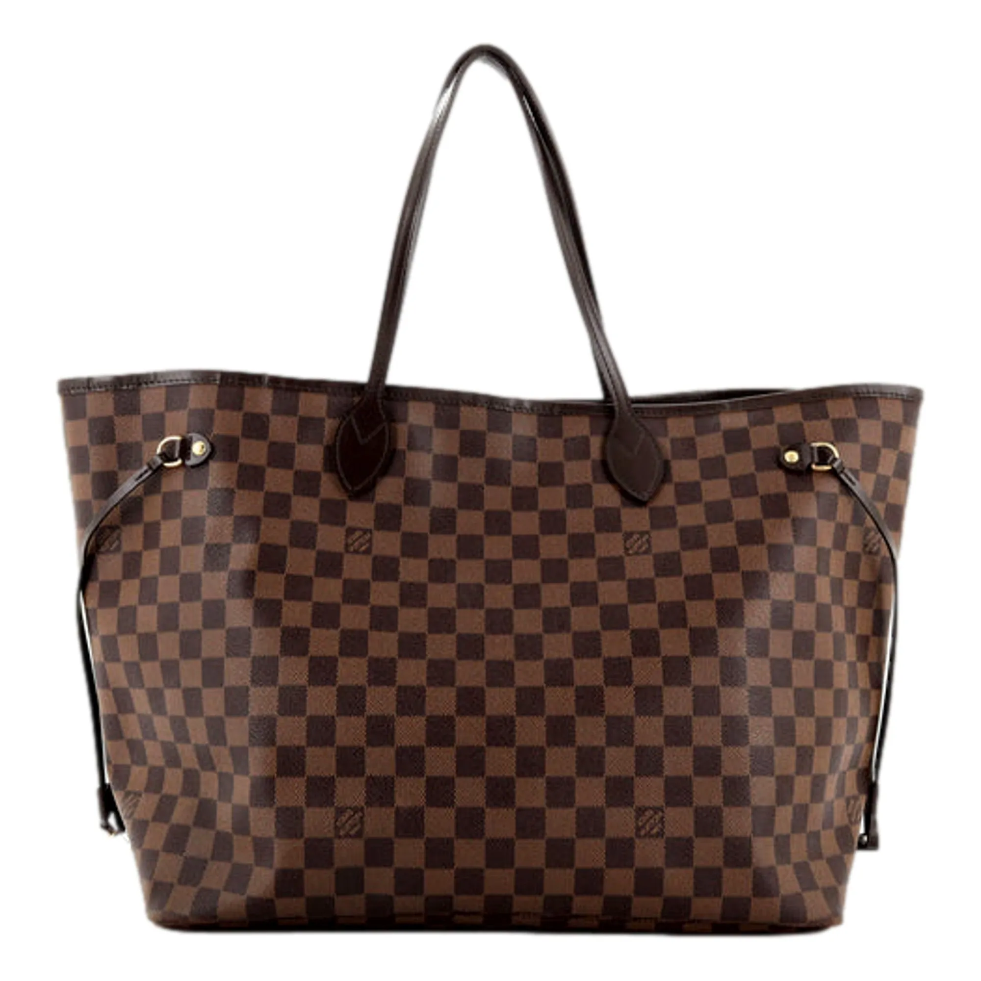 Louis Vuitton Neverfull Brown Tote Damier Canvas GM