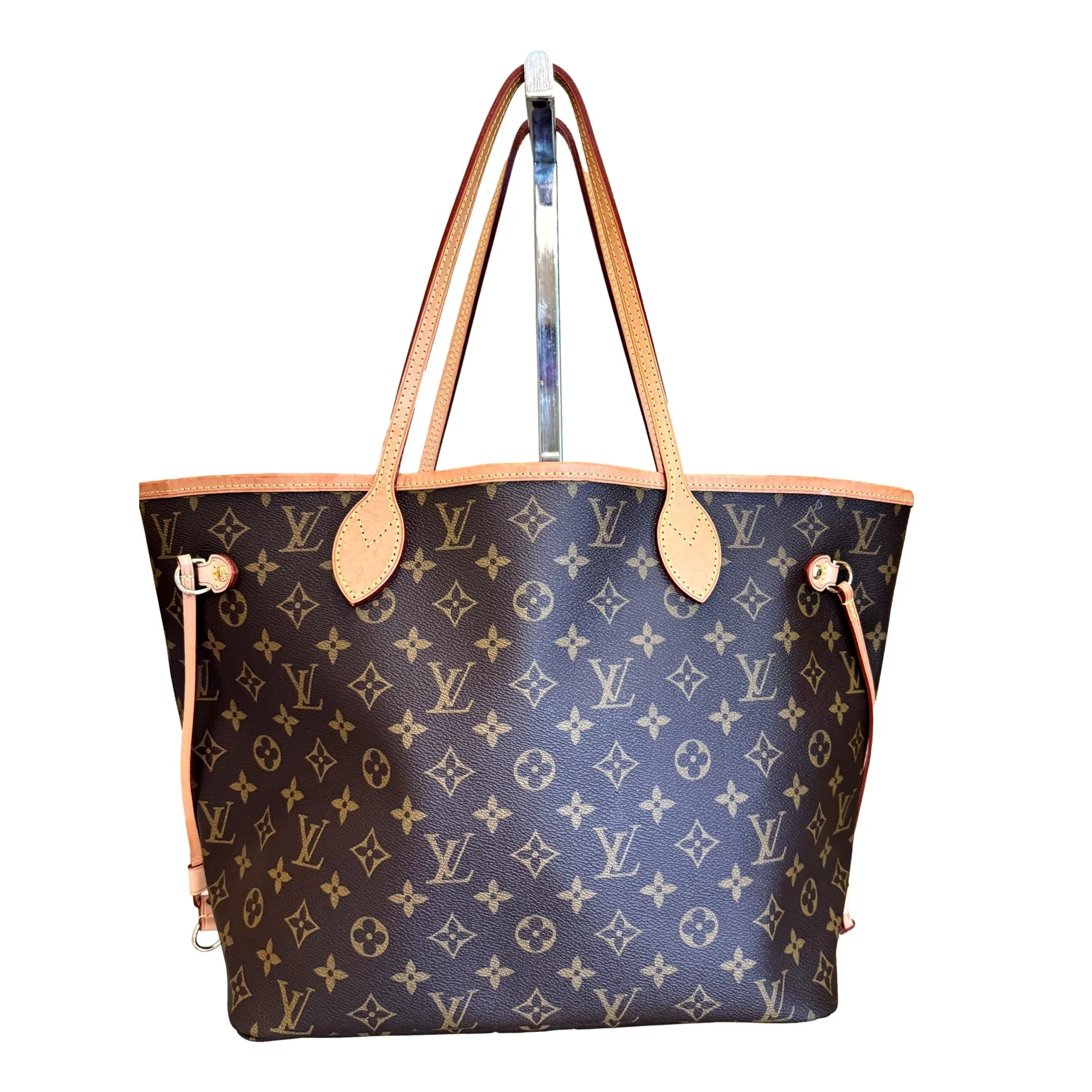 Louis Vuitton Neverfull Brown Tote Monogram Canvas MM