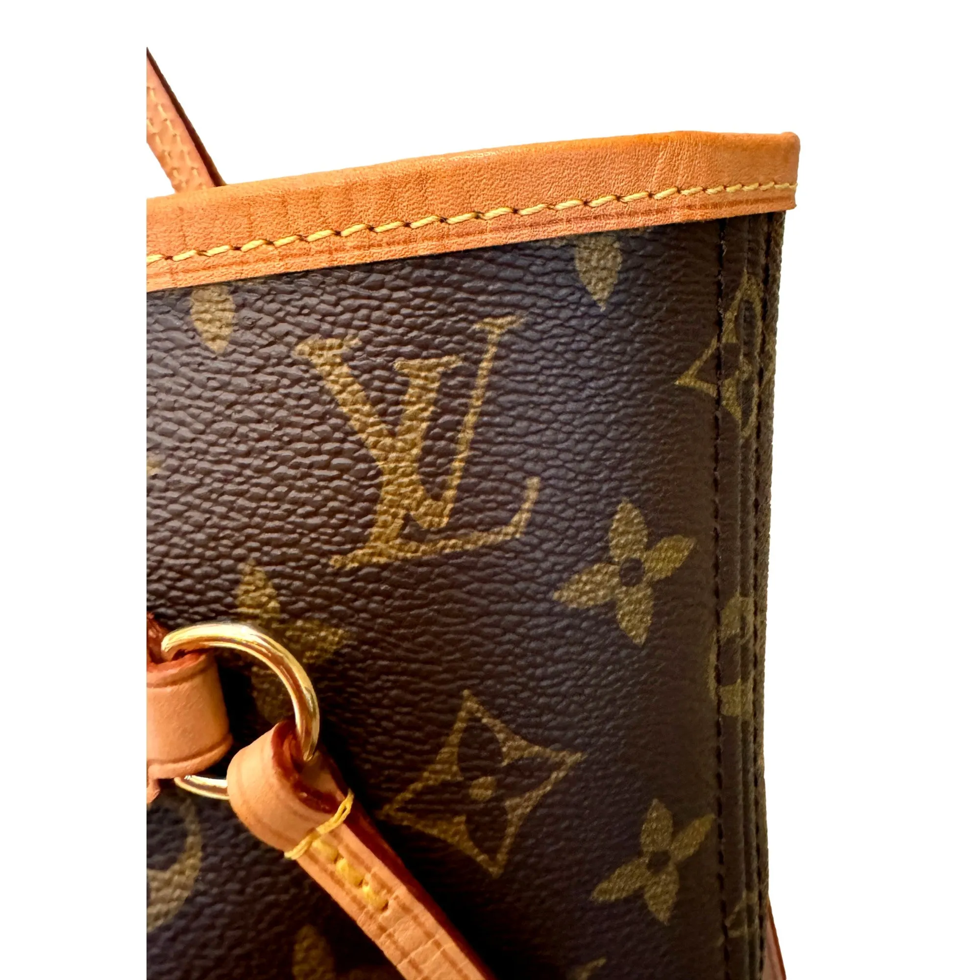 Louis Vuitton Neverfull Brown Tote Monogram Canvas MM