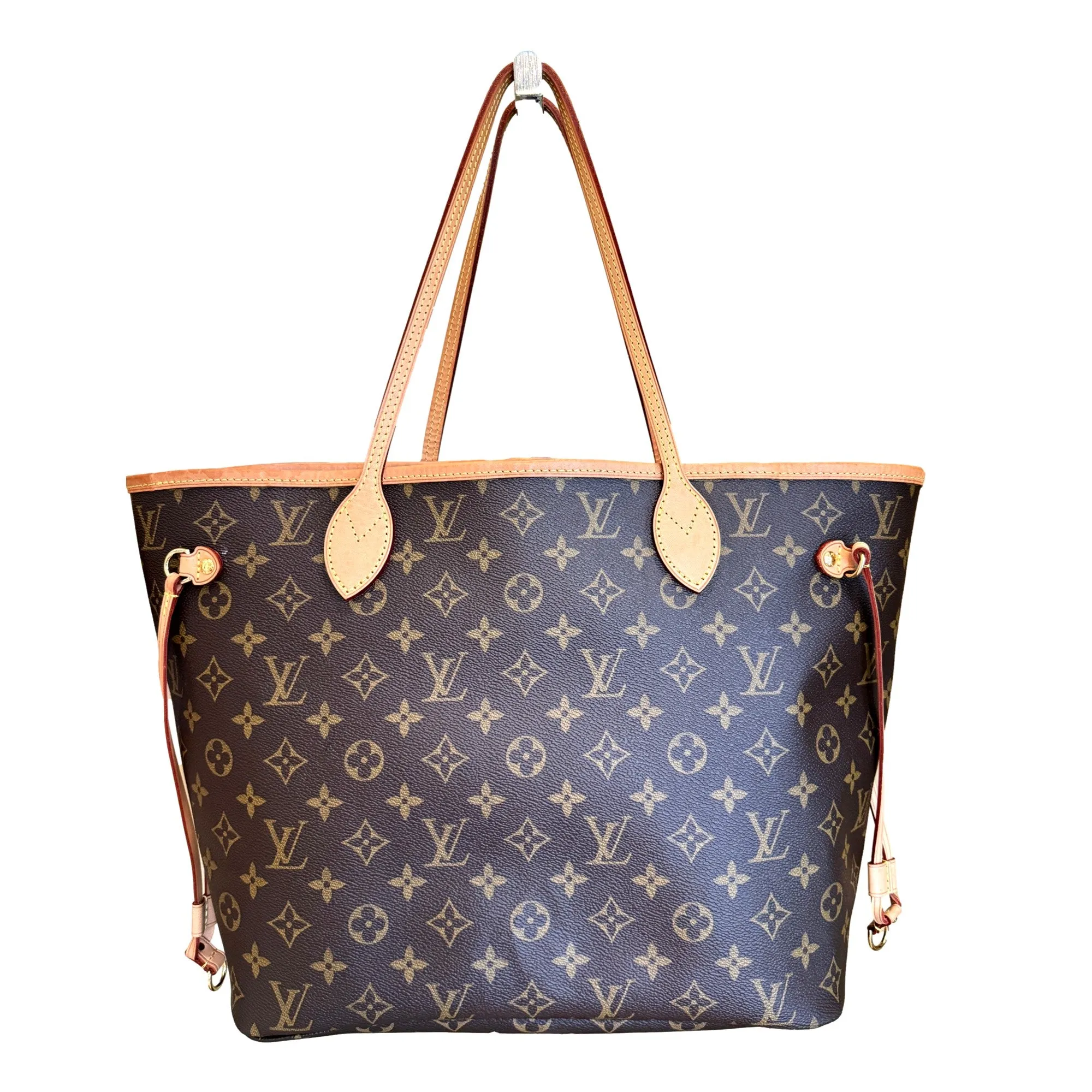 Louis Vuitton Neverfull Brown Tote Monogram Canvas MM