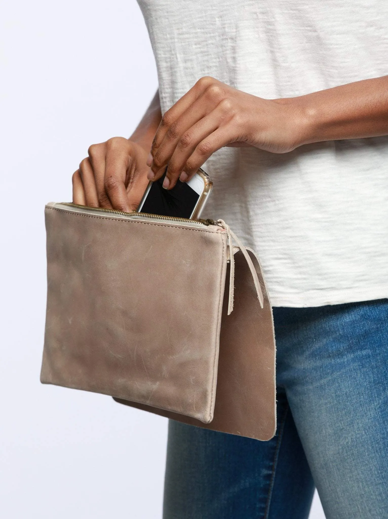 Mare Zip Clutch