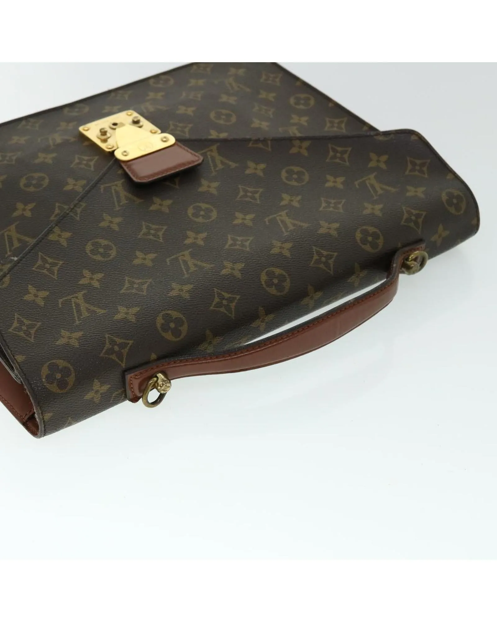 Monogram 2way Porte Documents Bag - Authentic LV