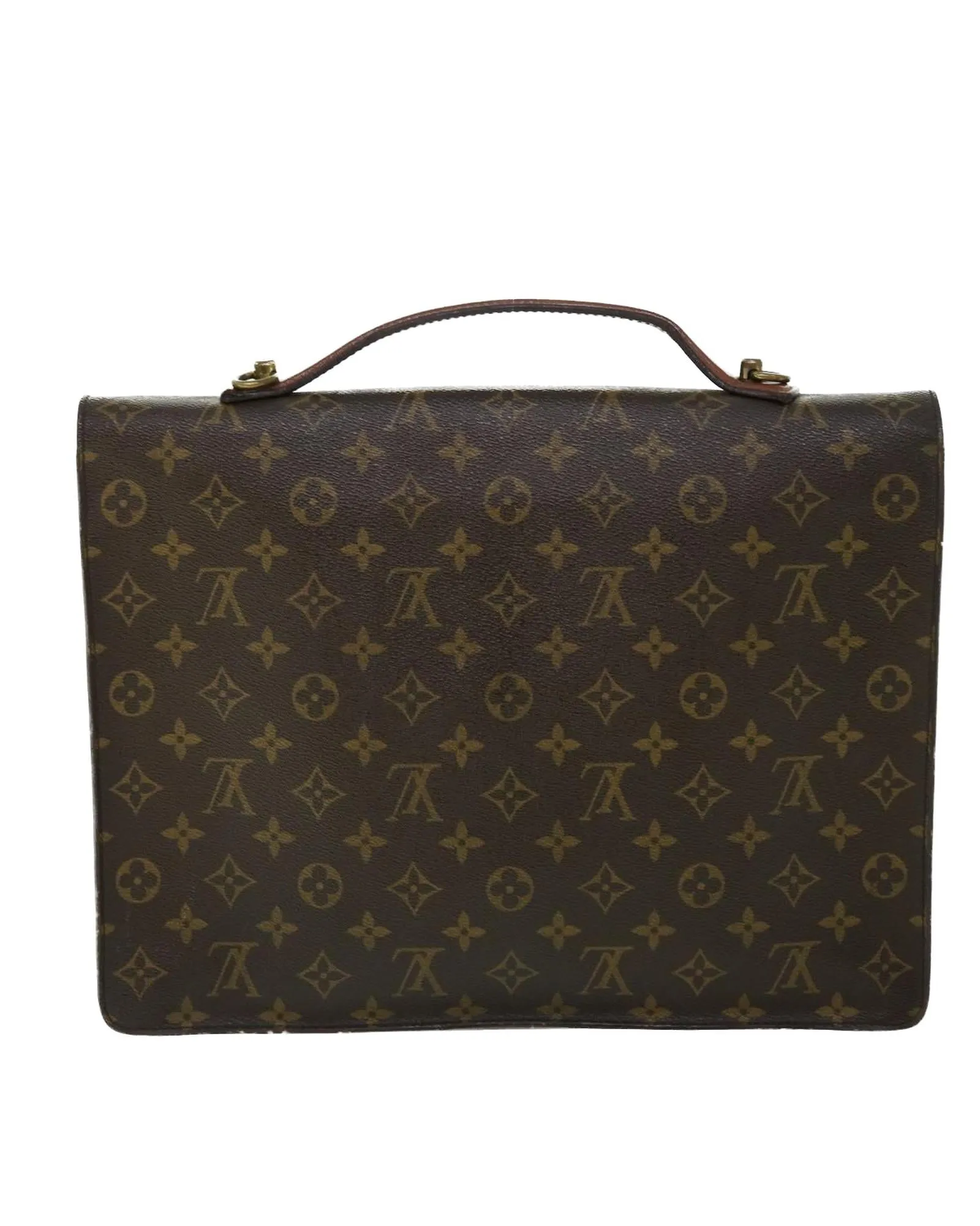 Monogram 2way Porte Documents Bag - Authentic LV