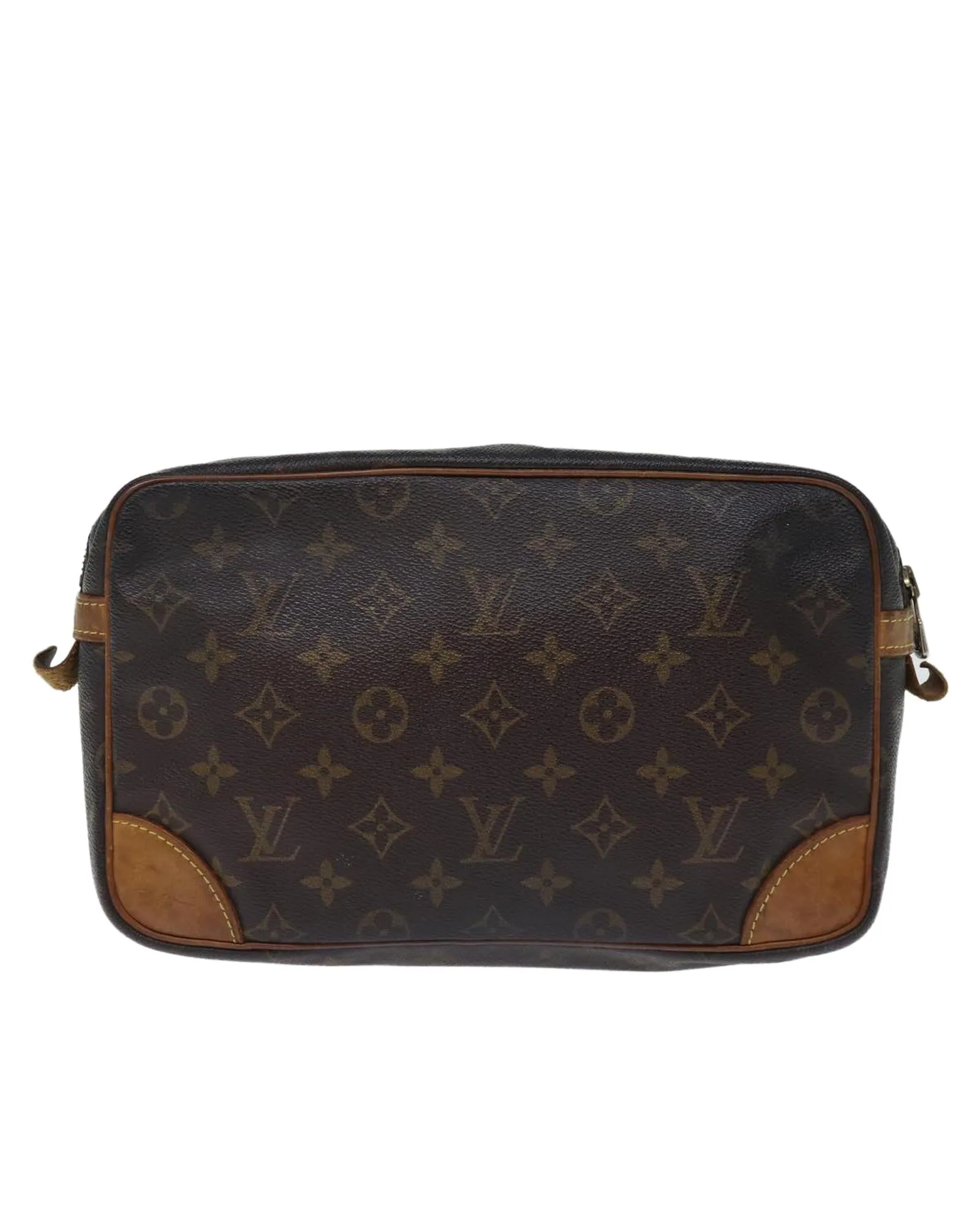 Monogram Canvas Clutch Bag with Accessories France-made