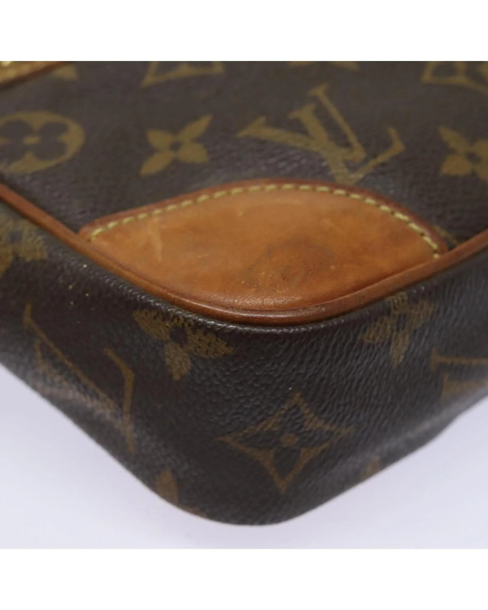 Monogram Canvas Clutch Bag with Zipper Pull Issue