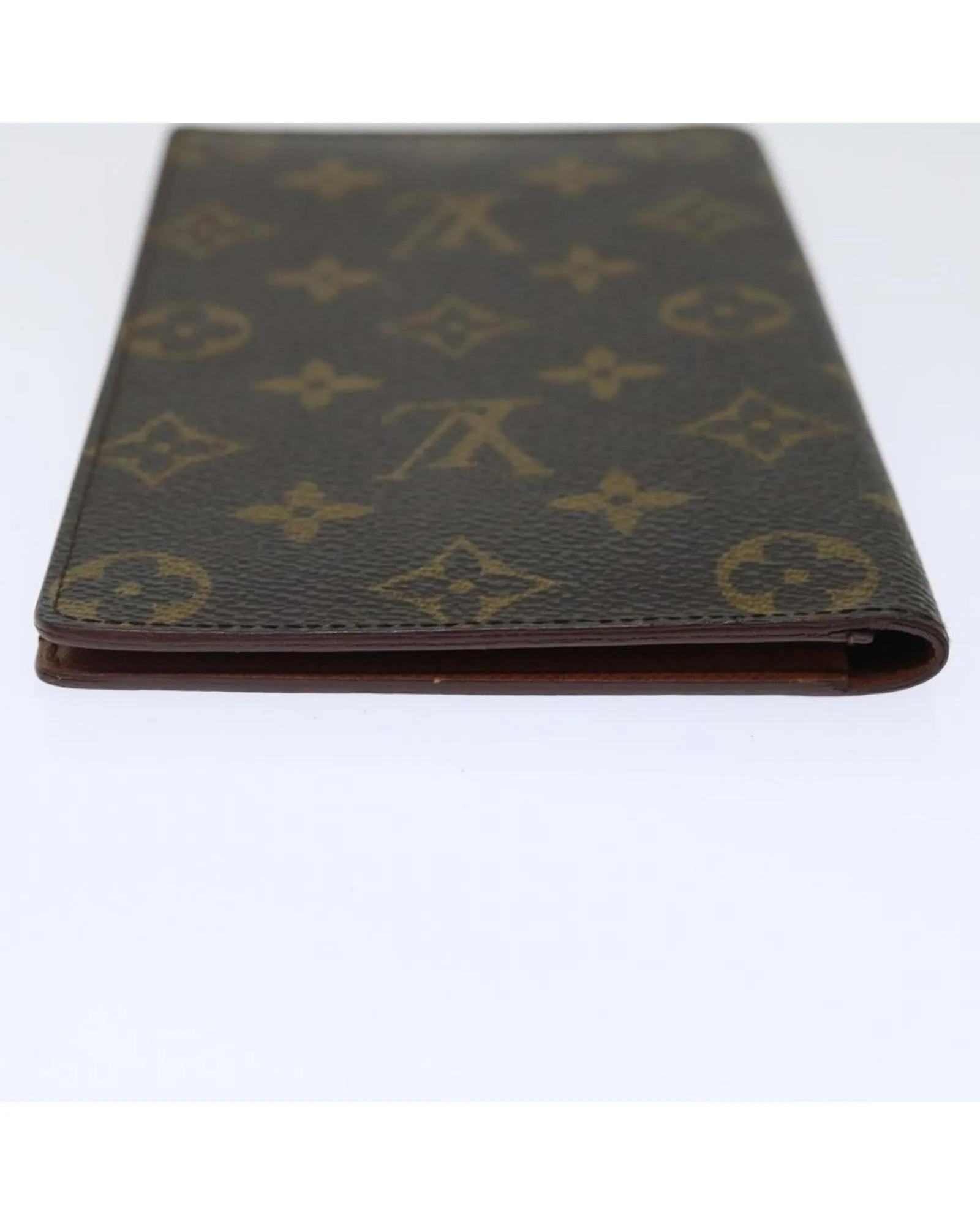 Monogram Canvas Long Credit Wallet with Multiple Card Slots and Pockets