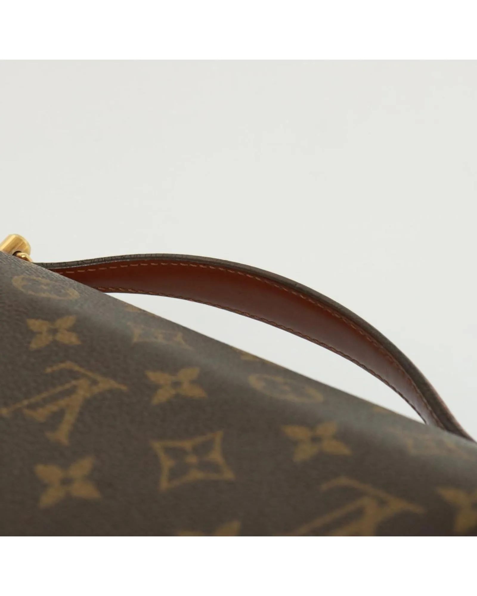 Monogram Canvas Shoulder Bag with Key and Strap