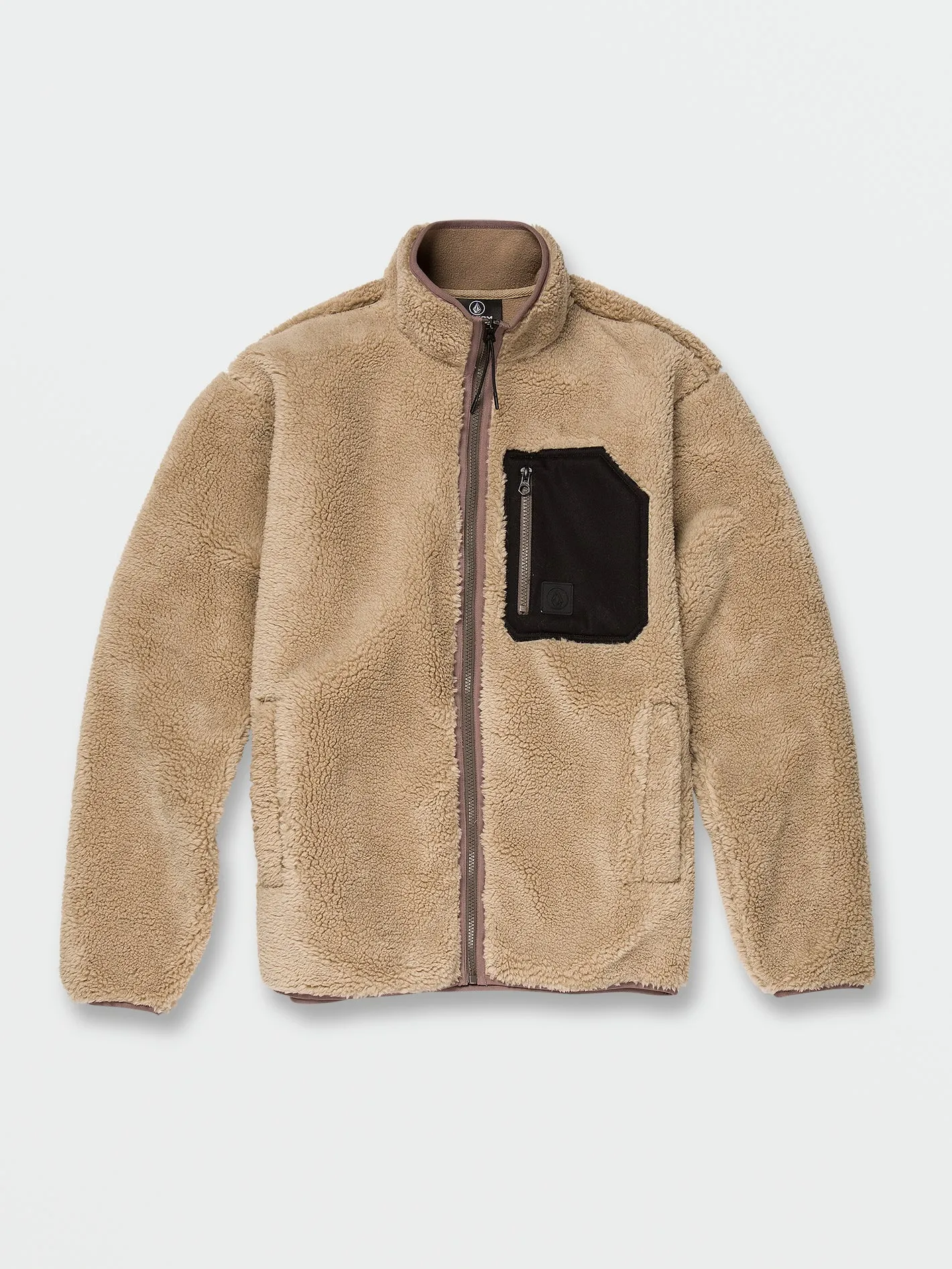 Muzzer Fuzzar Zip Jacket - Khaki