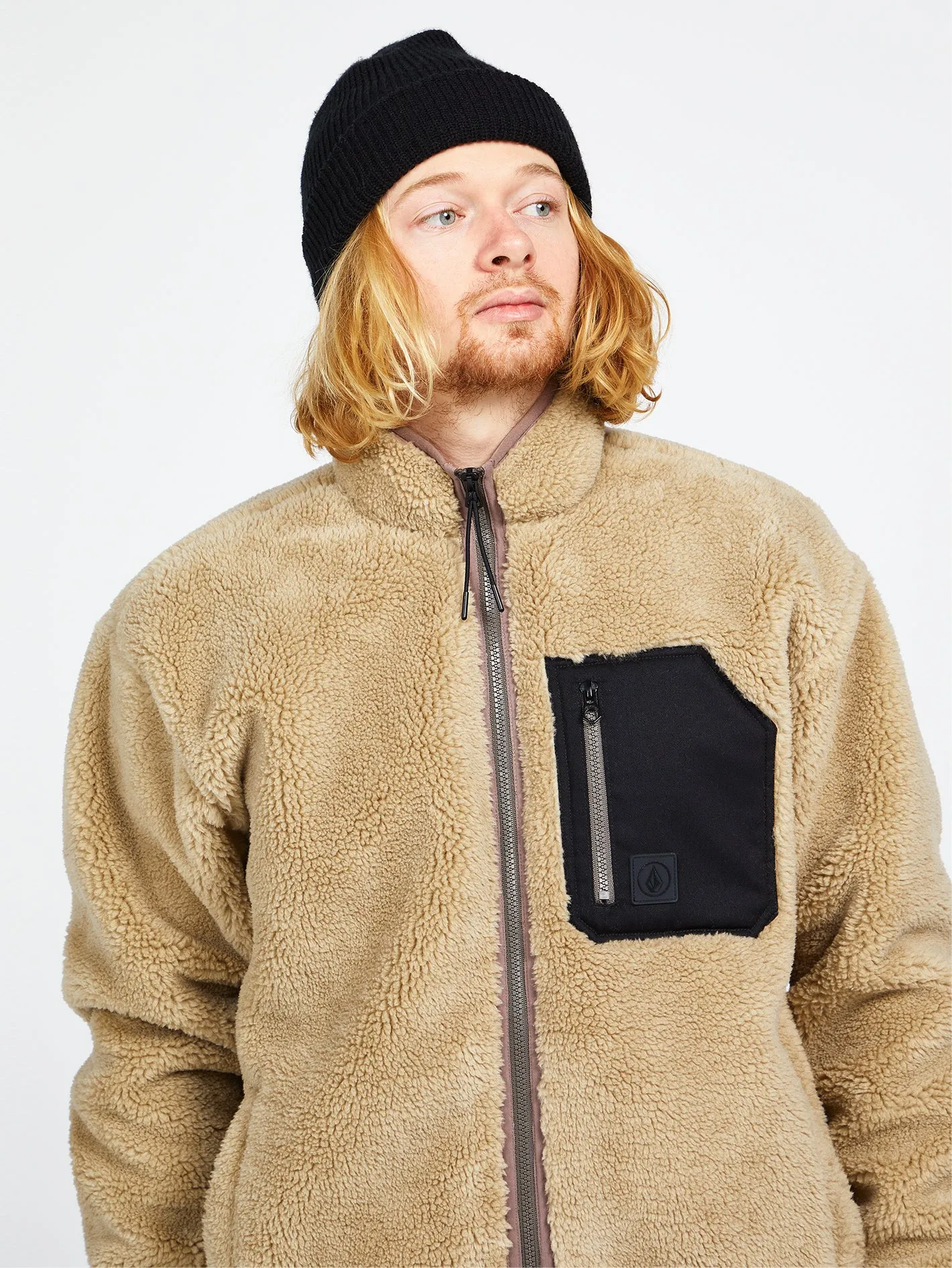 Muzzer Fuzzar Zip Jacket - Khaki