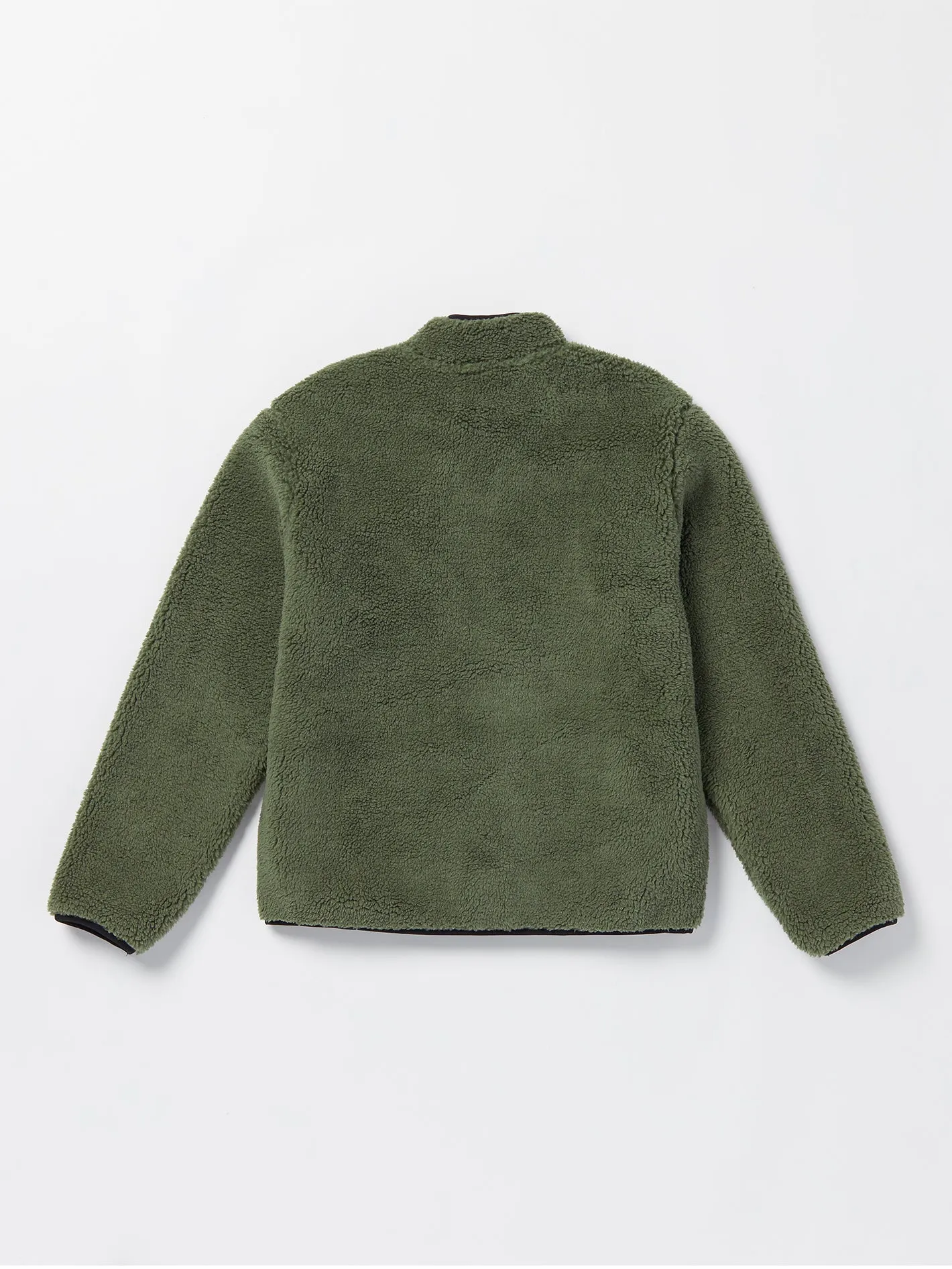 Muzzer Fuzzar Zip Jacket - Squadron Green